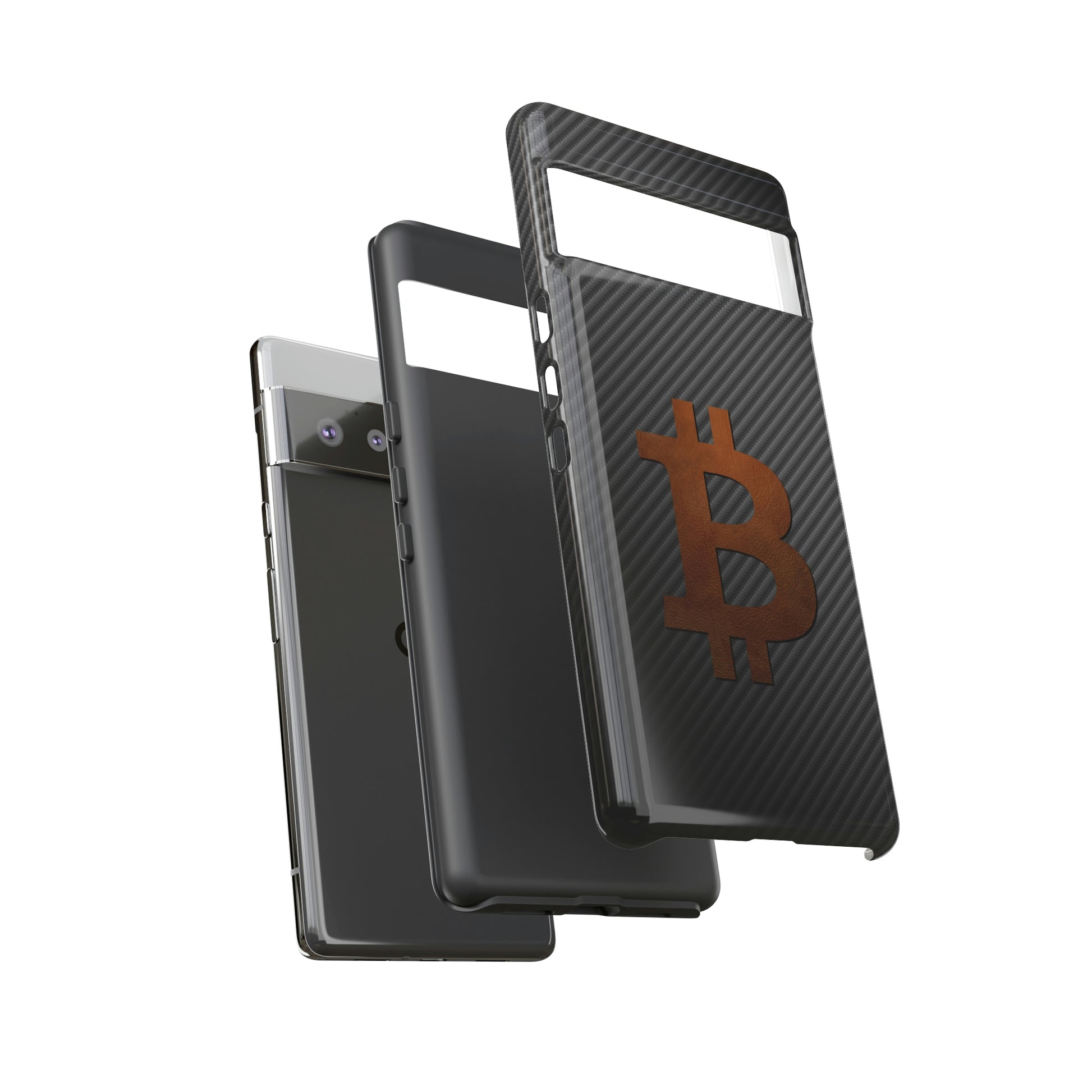 Bitcoin Fiber Brown Leather Case In N Out Crypto