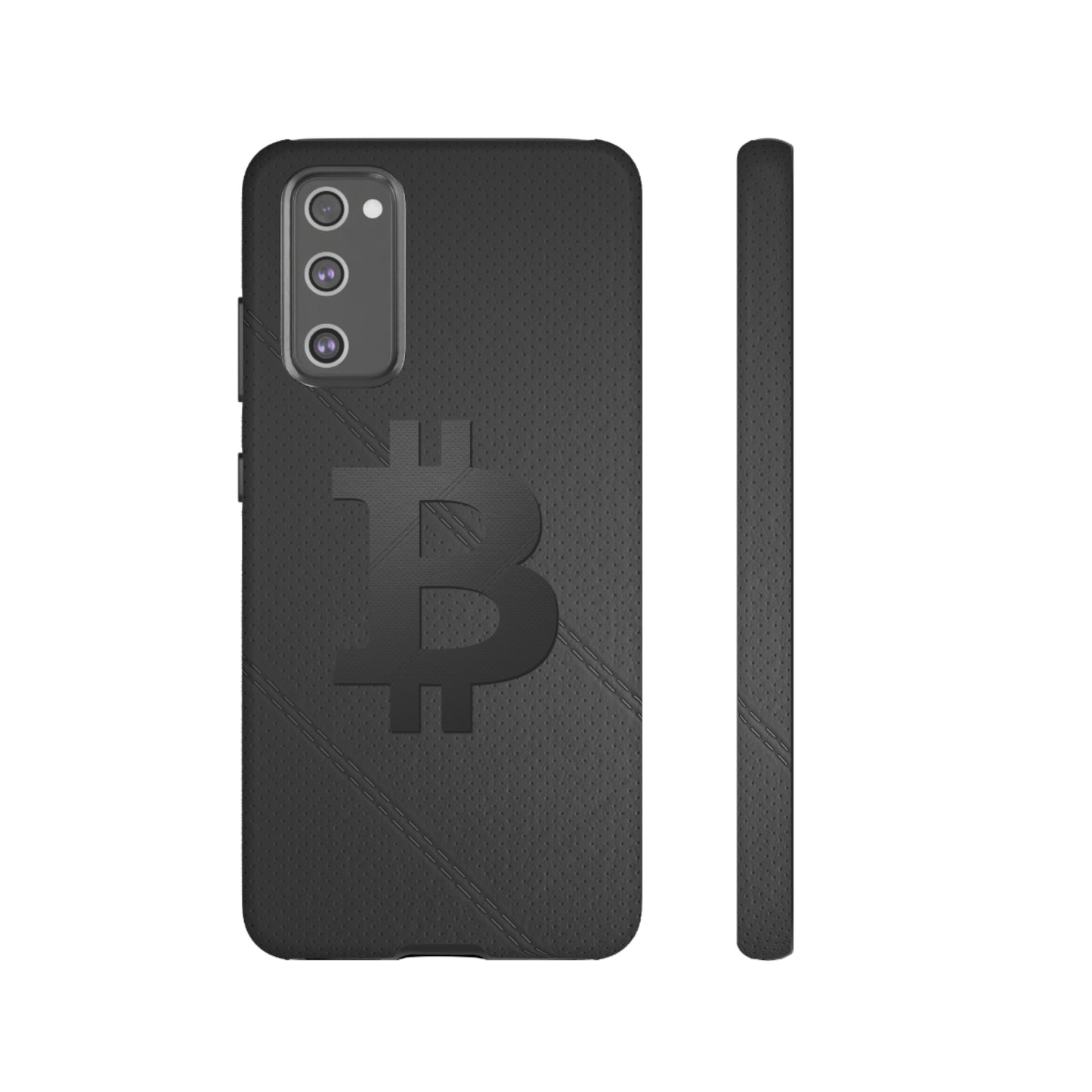 Bitcoin Leather Phone Case In N Out Crypto