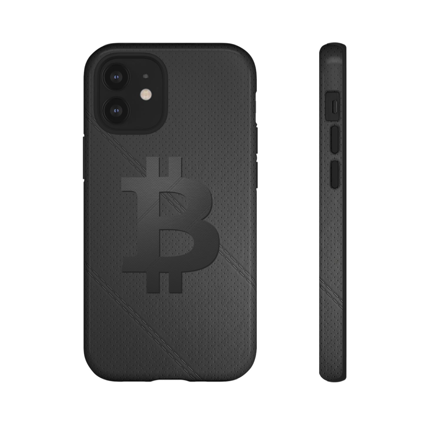 Bitcoin Leather Phone Case In N Out Crypto