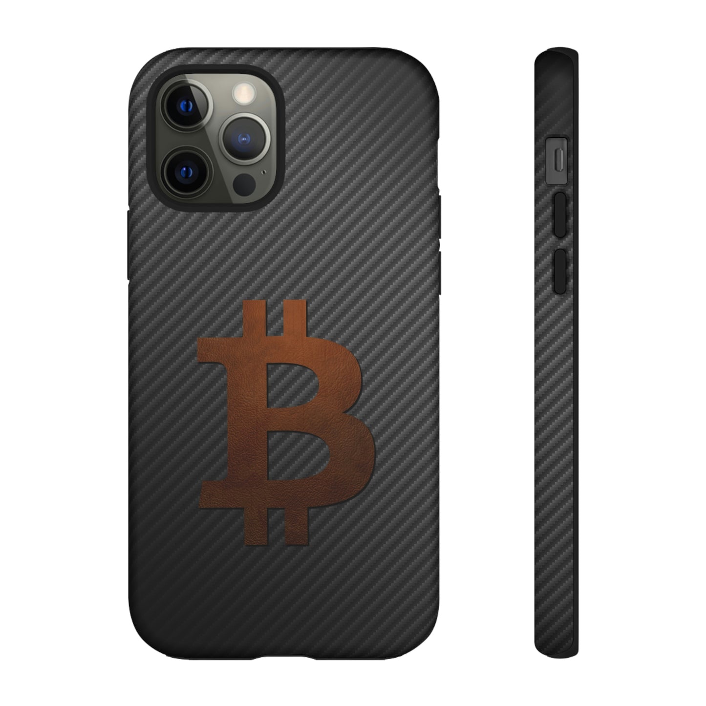 Bitcoin Fiber Brown Leather Case In N Out Crypto