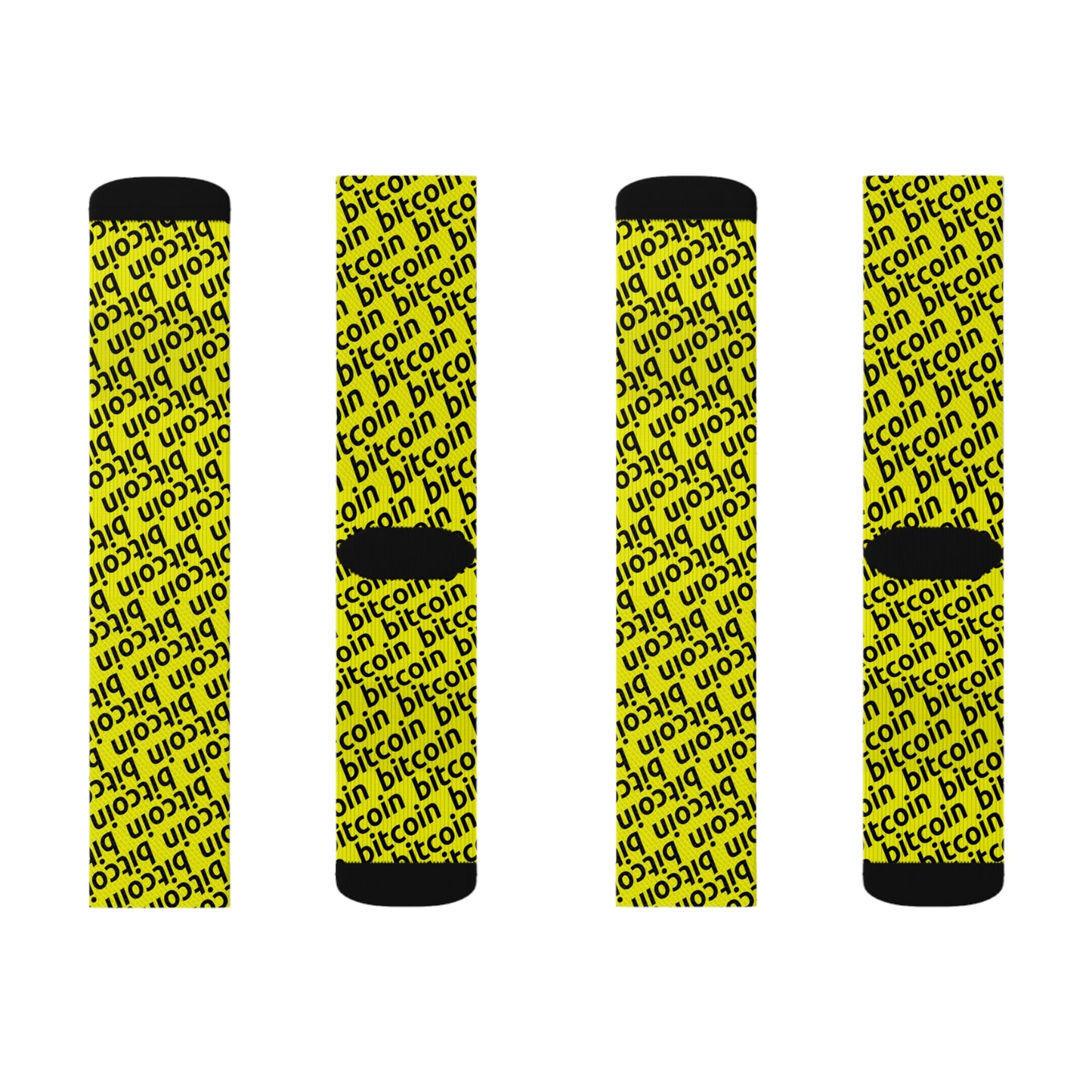 Bitcoin Lemon Socks Printify