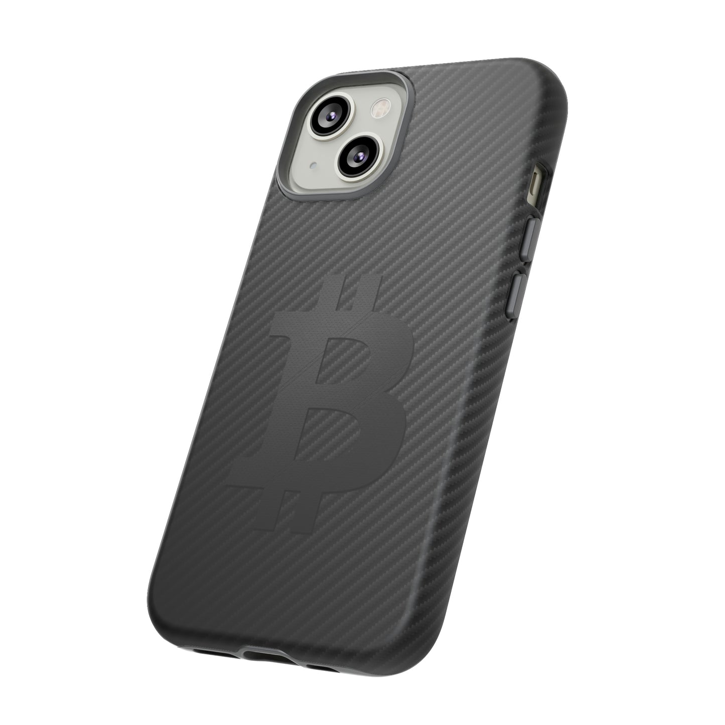 Bitcoin Fiber Blk Leather Tough Case In N Out Crypto