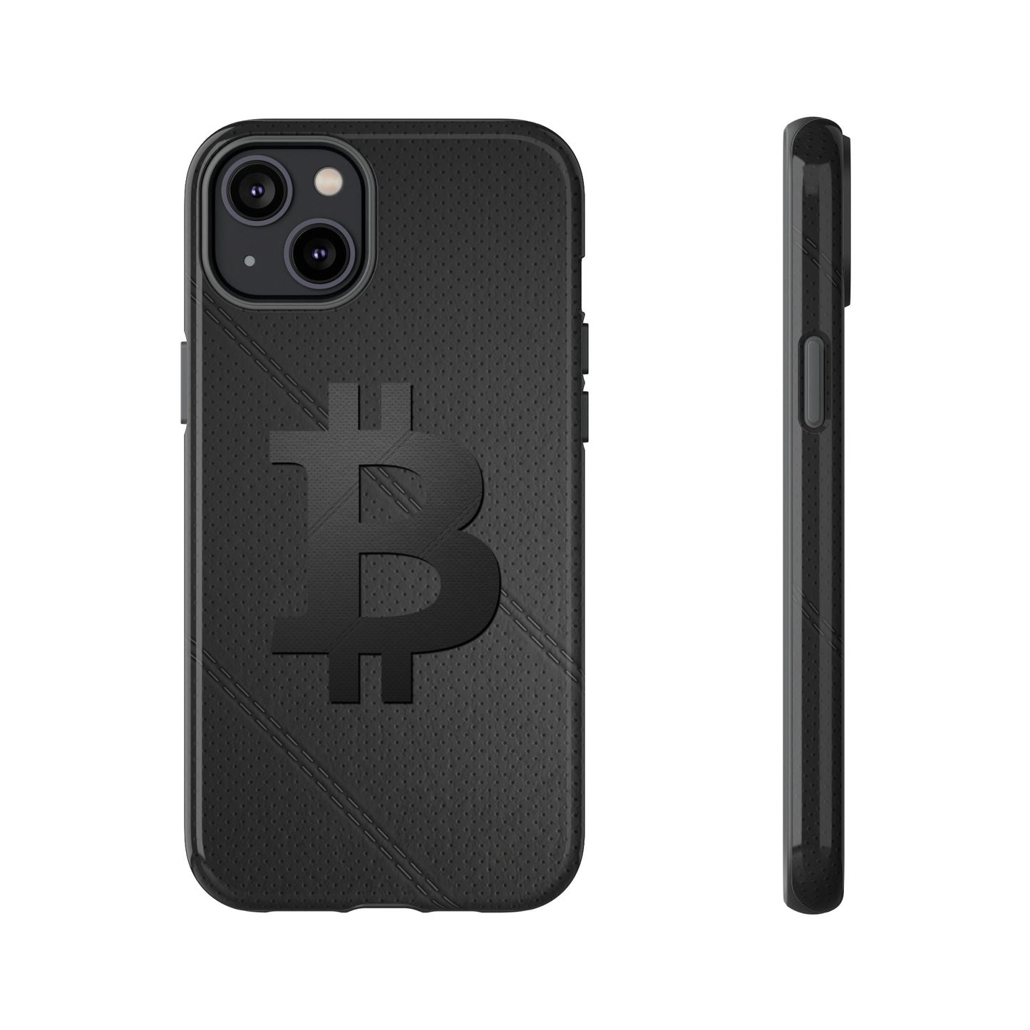 Bitcoin Leather Phone Case In N Out Crypto