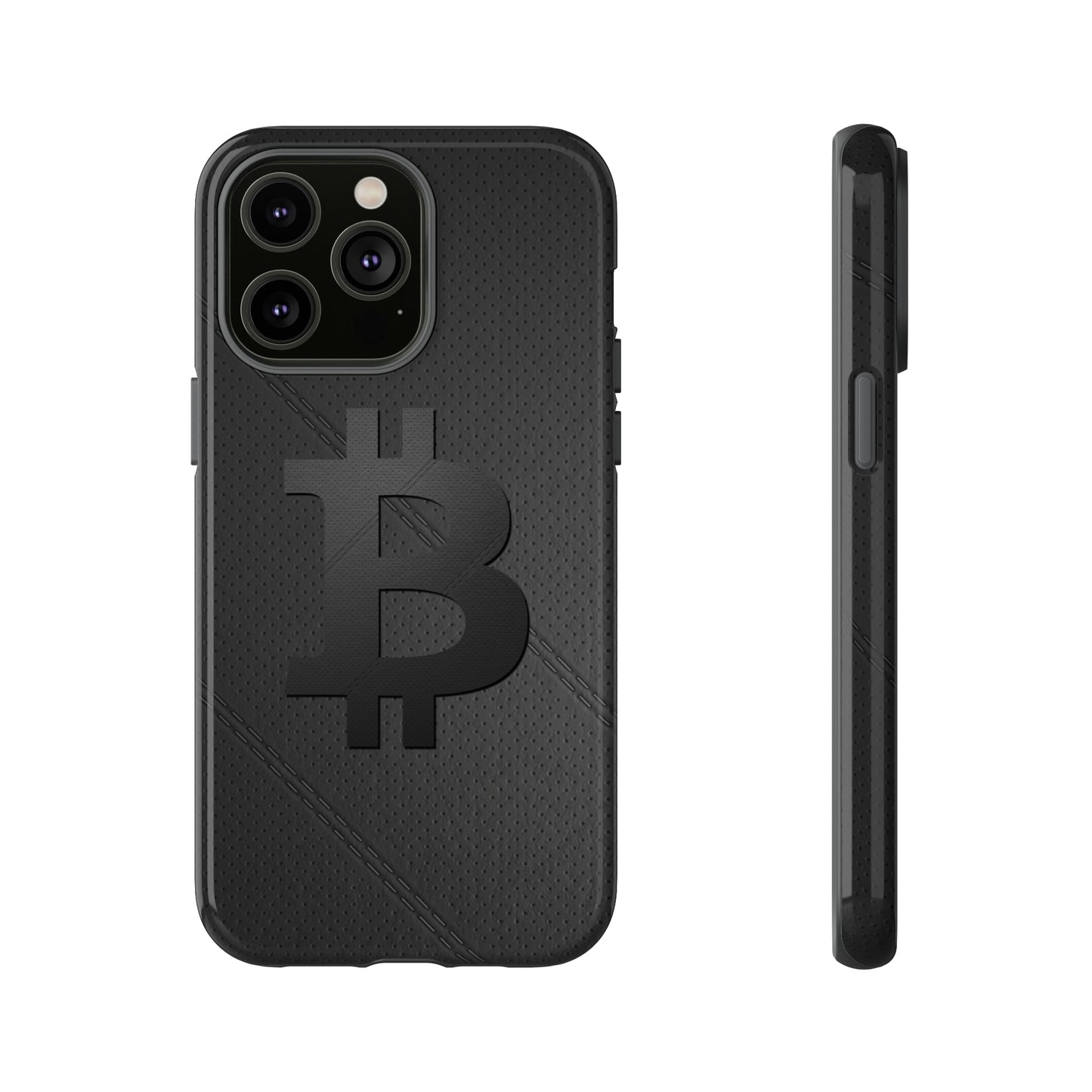Bitcoin Leather Phone Case In N Out Crypto