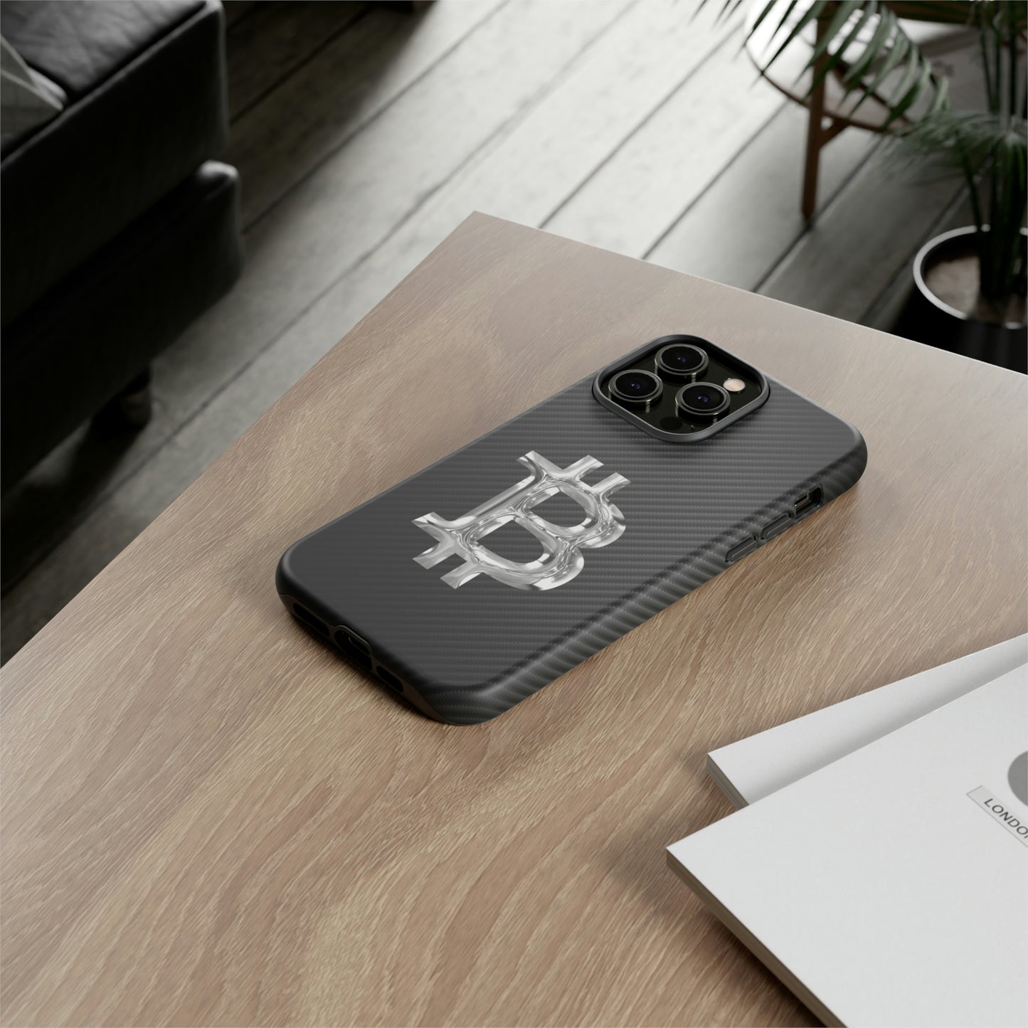 Bitcoin Carbon Fiber Tough Case In N Out Crypto