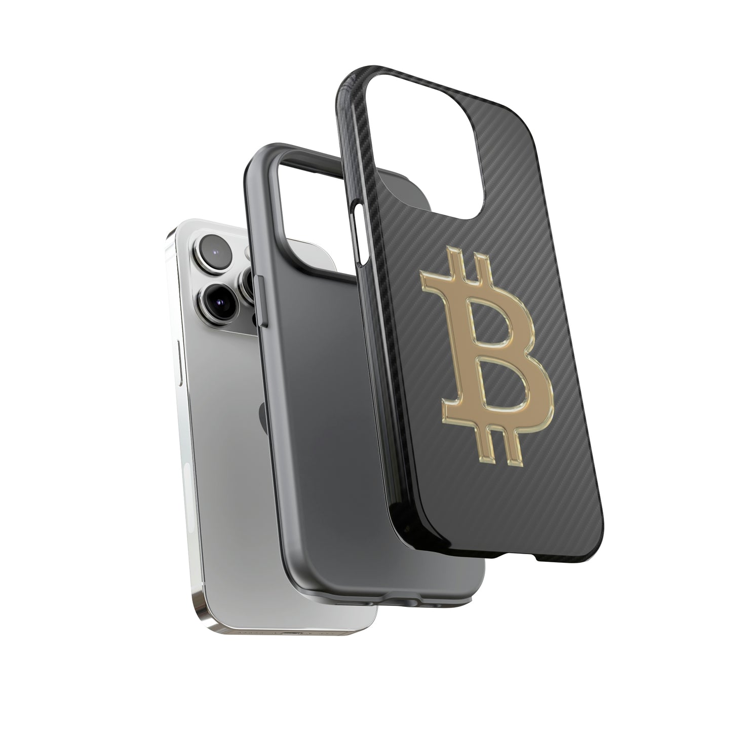 Bitcoin Carbon Fiber Gold Case In N Out Crypto