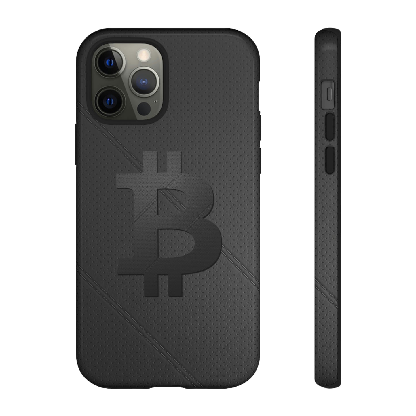 Bitcoin Leather Phone Case In N Out Crypto