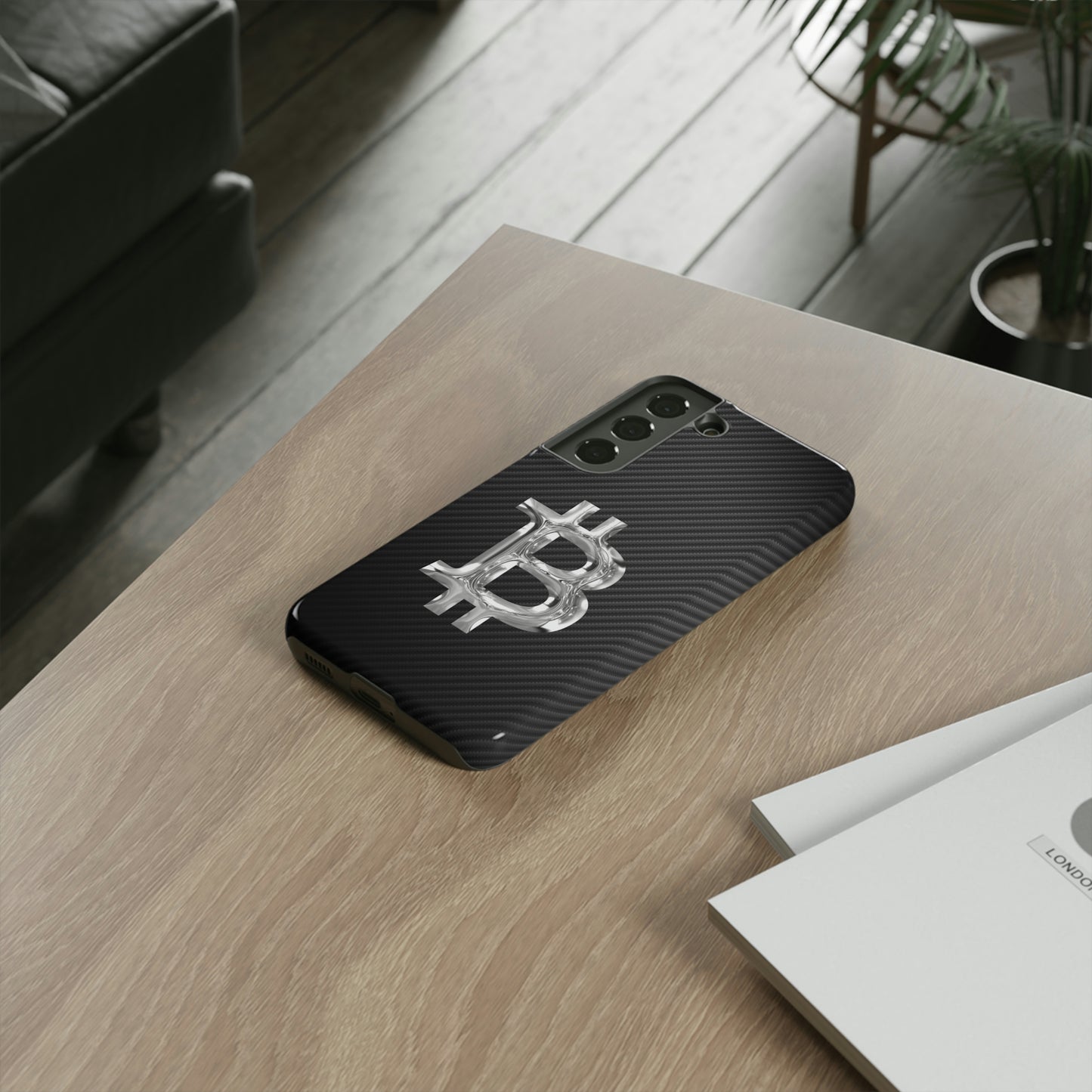 Bitcoin Carbon Fiber Tough Case In N Out Crypto