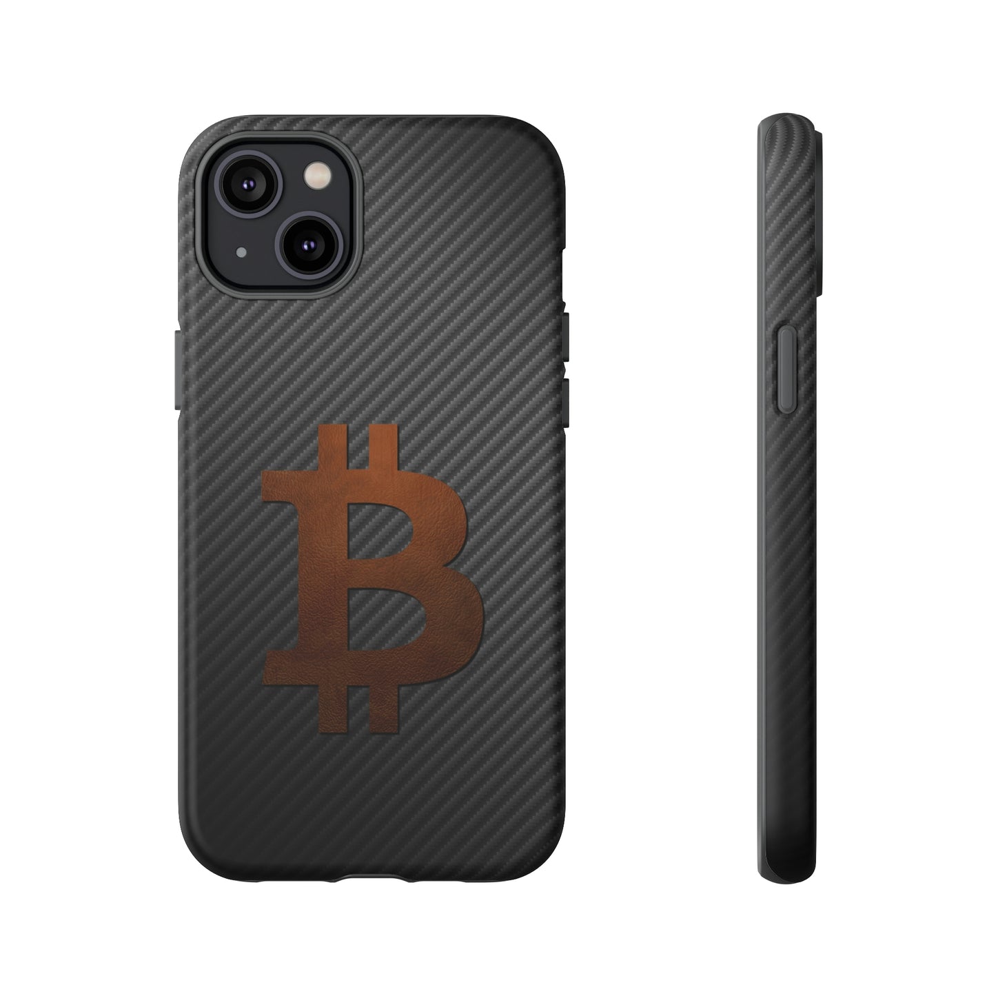 Bitcoin Fiber Brown Leather Case In N Out Crypto