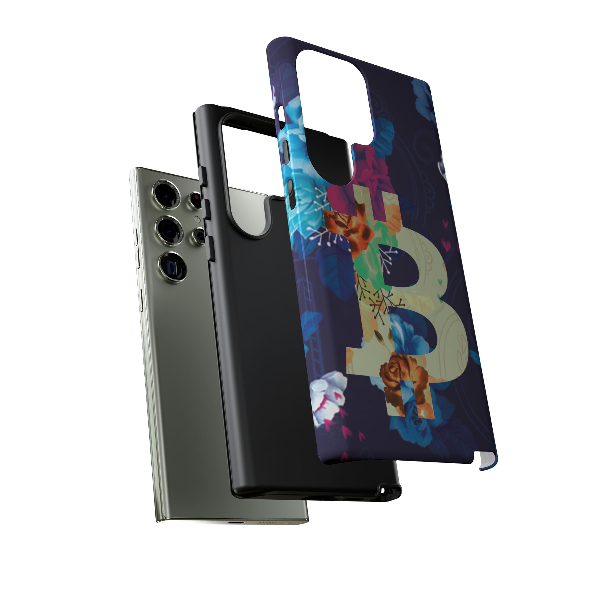 Bitcoin Flowers Art Case In N Out Crypto