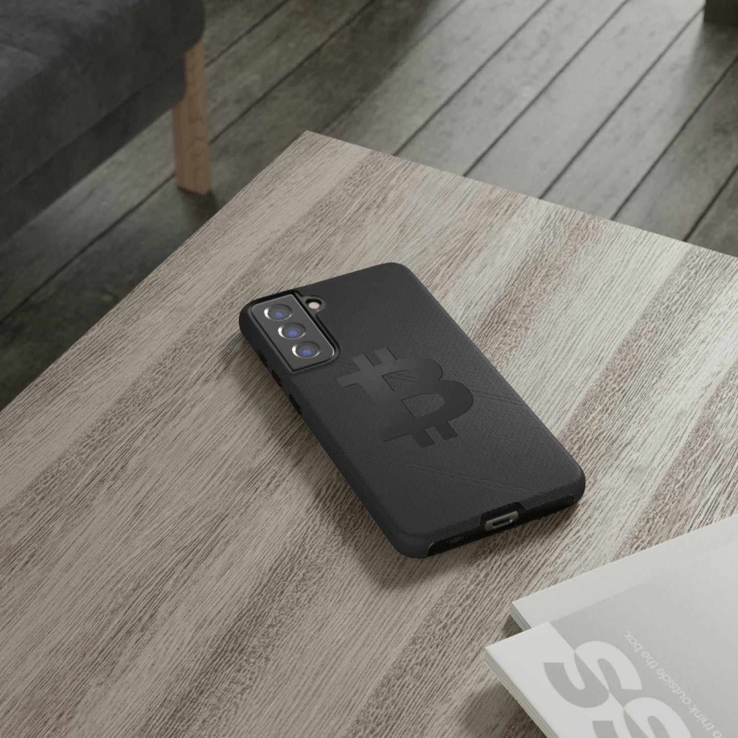 Bitcoin Leather Phone Case In N Out Crypto