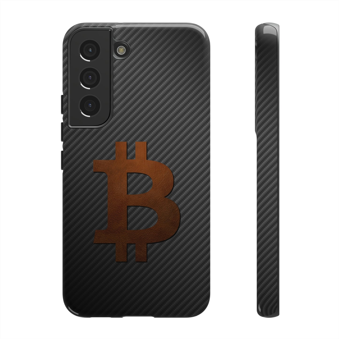 Bitcoin Fiber Brown Leather Case In N Out Crypto