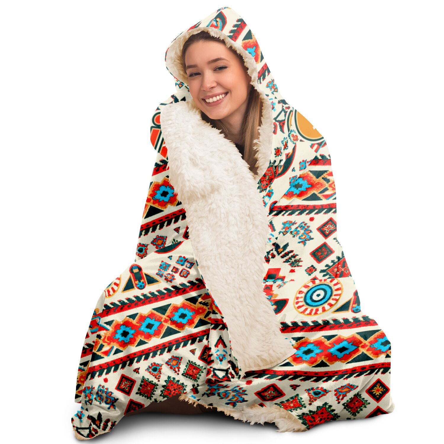 Bitcoin Native Art Hooded Blanket In N Out Crypto