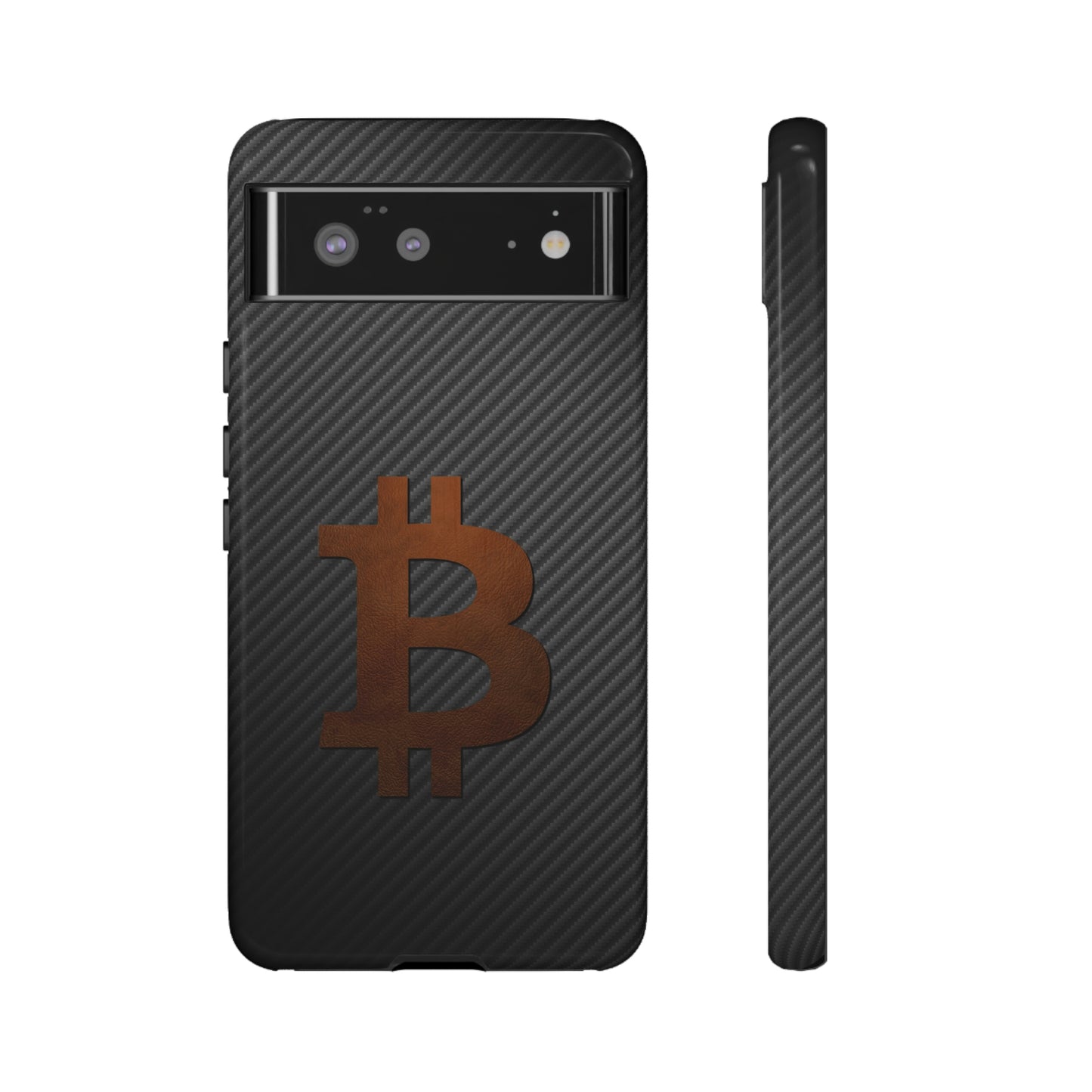 Bitcoin Fiber Brown Leather Case In N Out Crypto