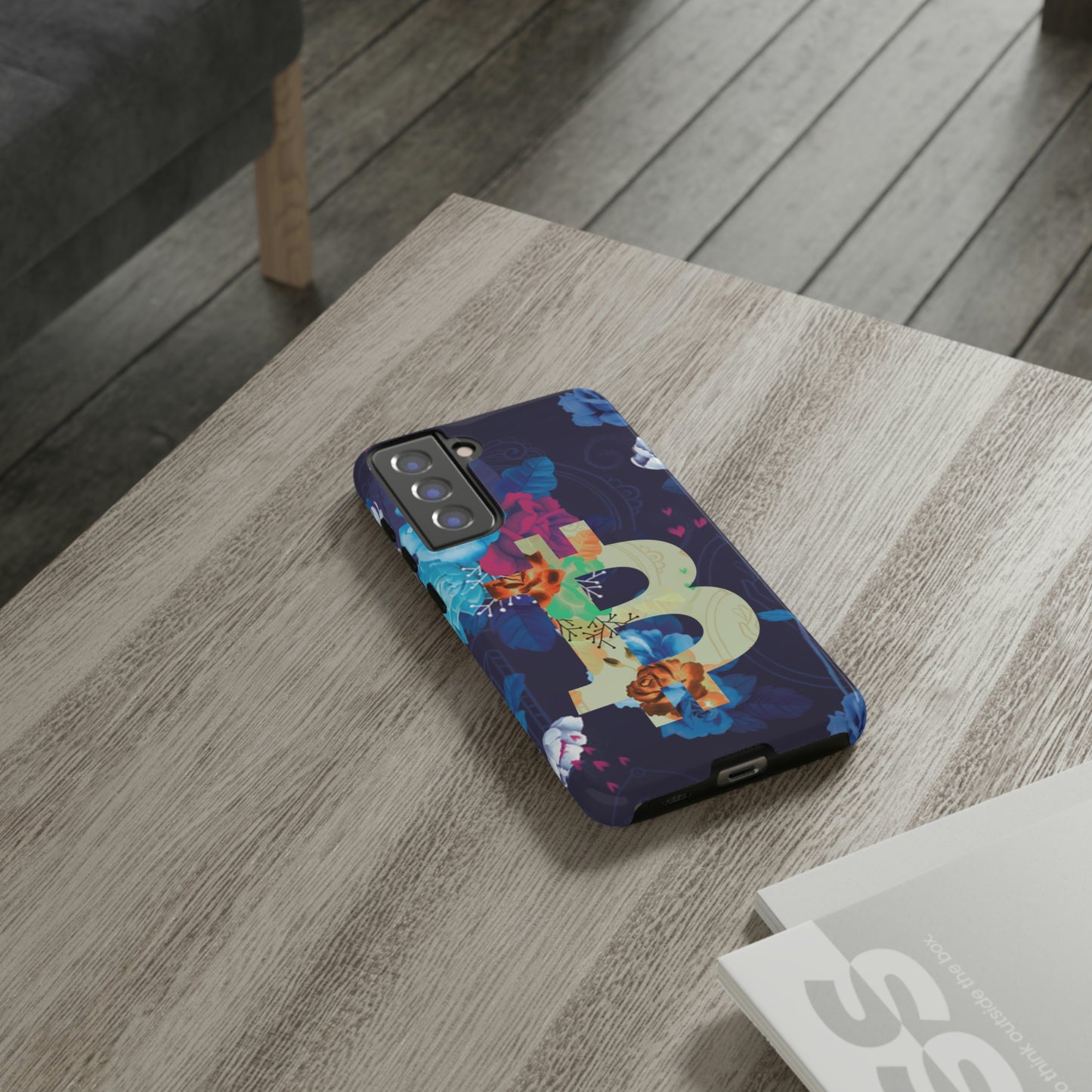 Bitcoin Flowers Art Case In N Out Crypto