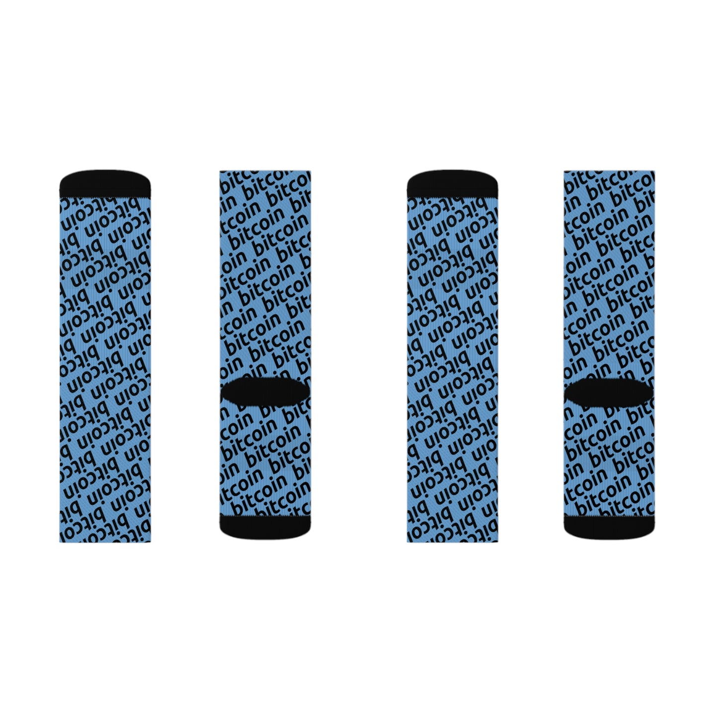 Bitcoin Blu Socks Printify