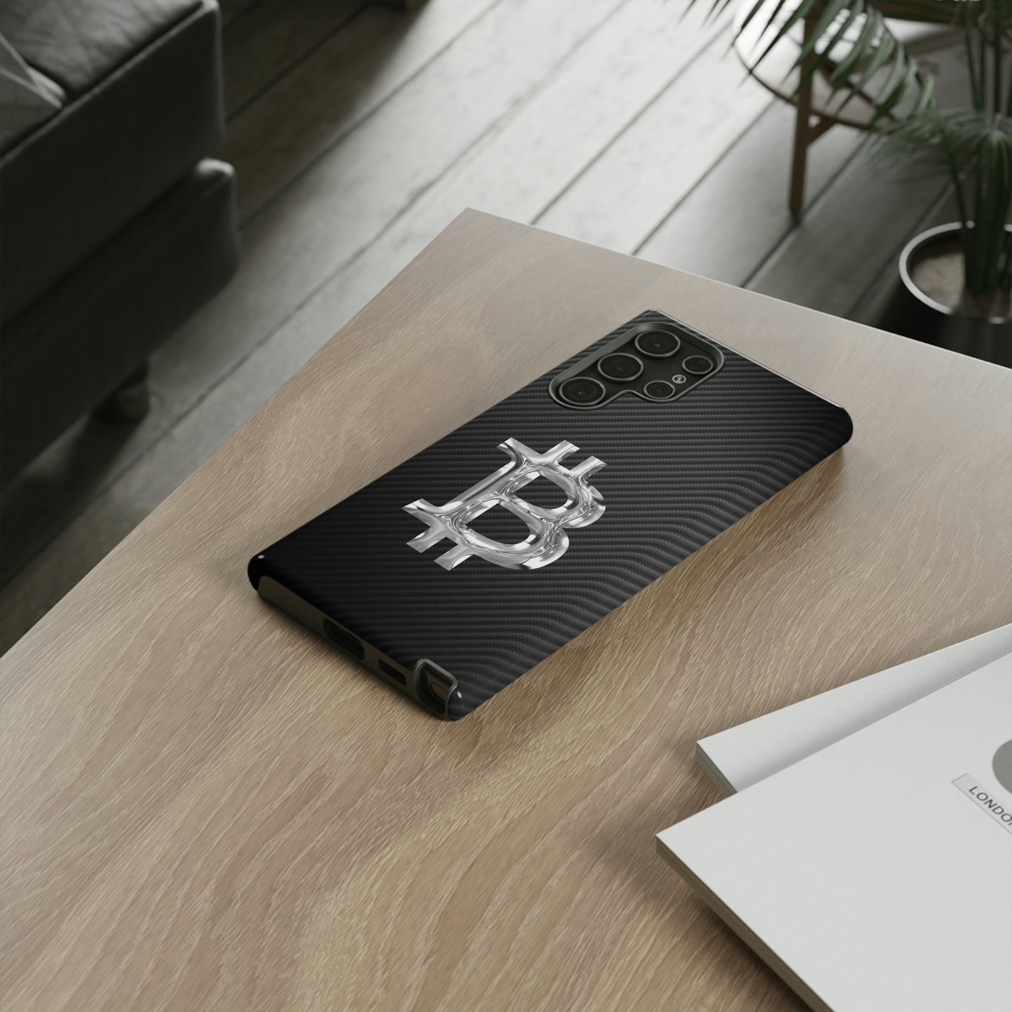 Bitcoin Carbon Fiber Tough Case In N Out Crypto