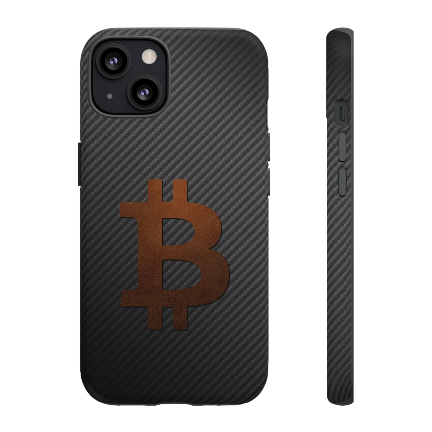 Bitcoin Fiber Brown Leather Case In N Out Crypto