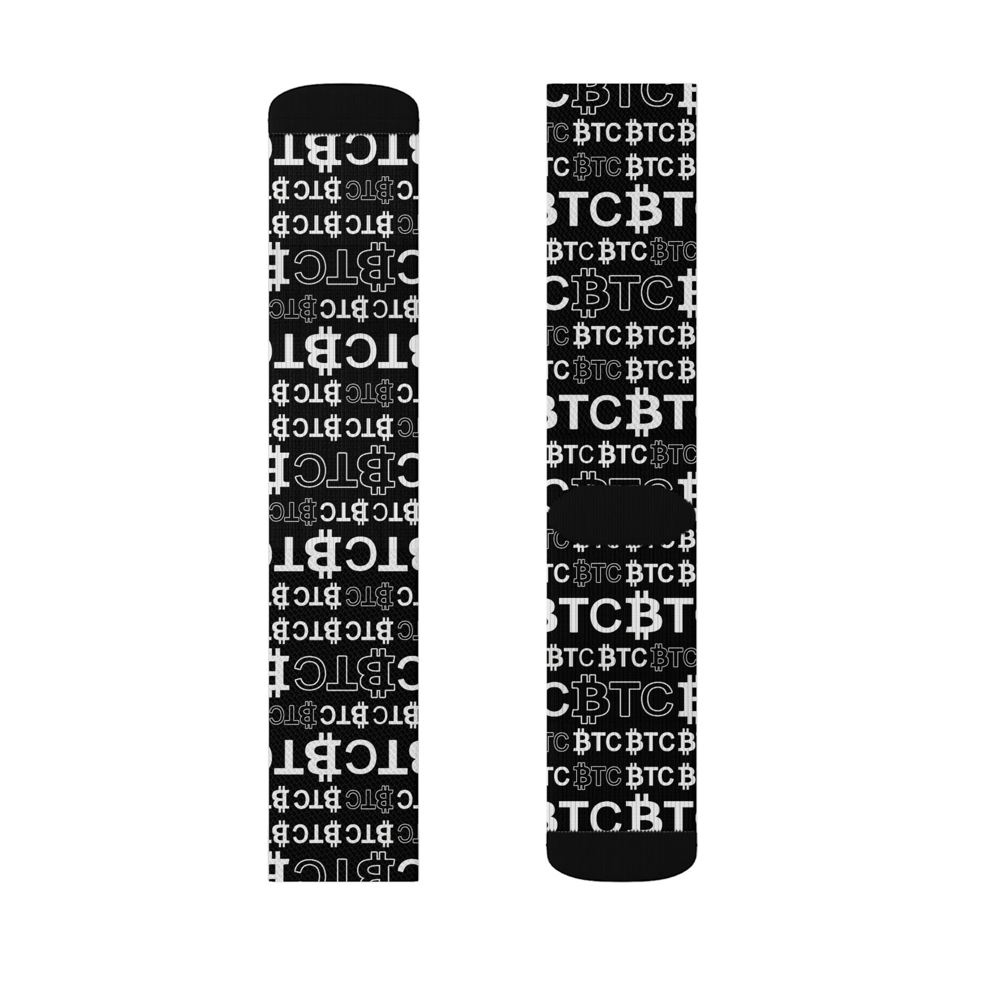 Bitcoin Dubai Socks Printify