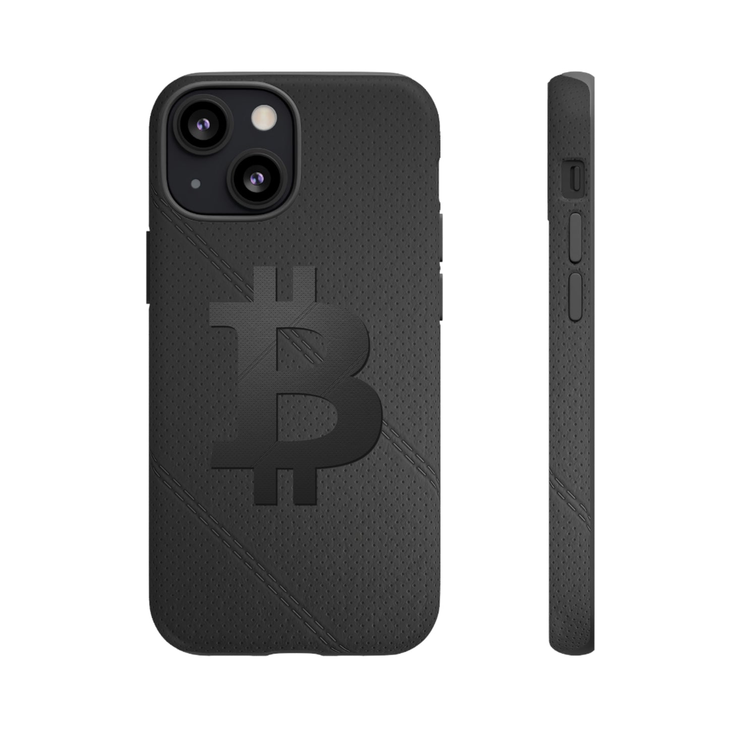 Bitcoin Leather Phone Case In N Out Crypto
