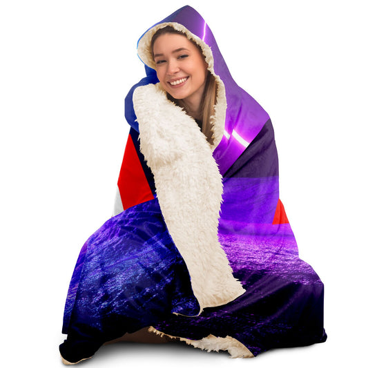 Degen Sci-Fi Hooded Blanket Subliminator