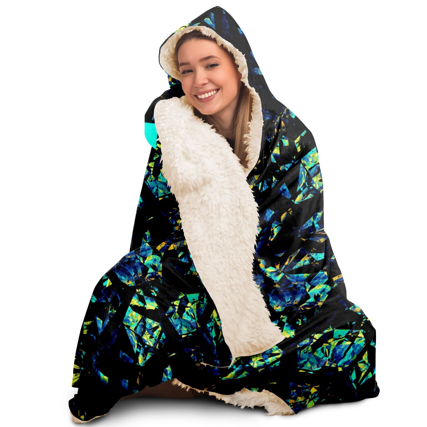 Bitcoin Solo Hooded Blanket In N Out Crypto