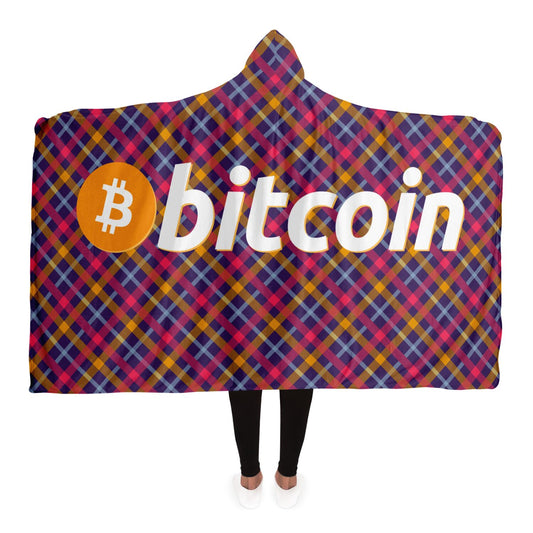 Bitcoin Kite Hooded Blanket In N Out Crypto