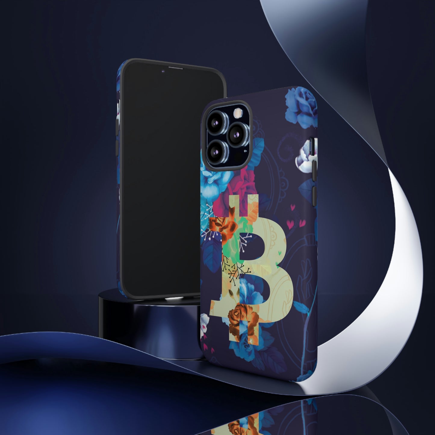 Bitcoin Flowers Art Case In N Out Crypto