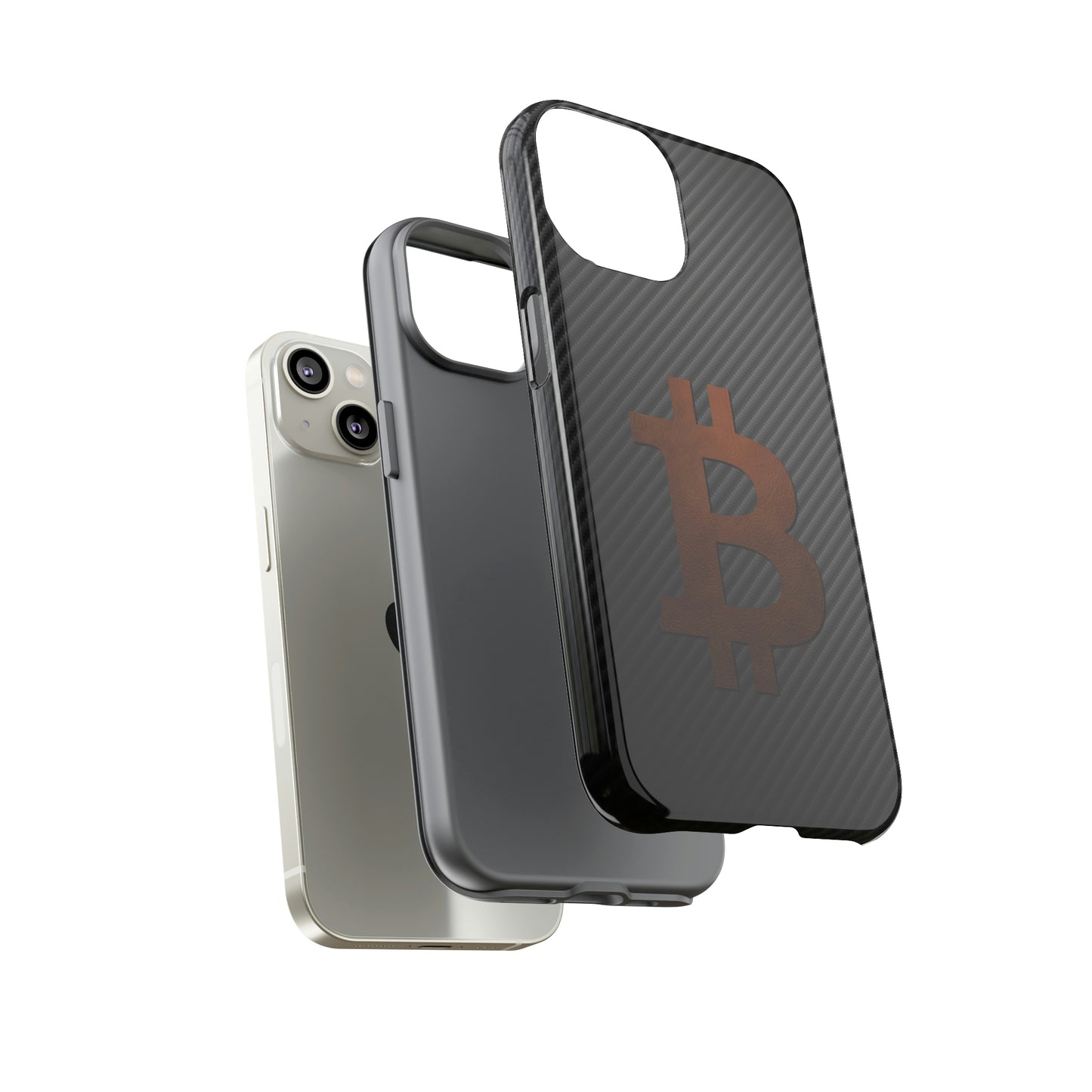 Bitcoin Fiber Brown Leather Case In N Out Crypto