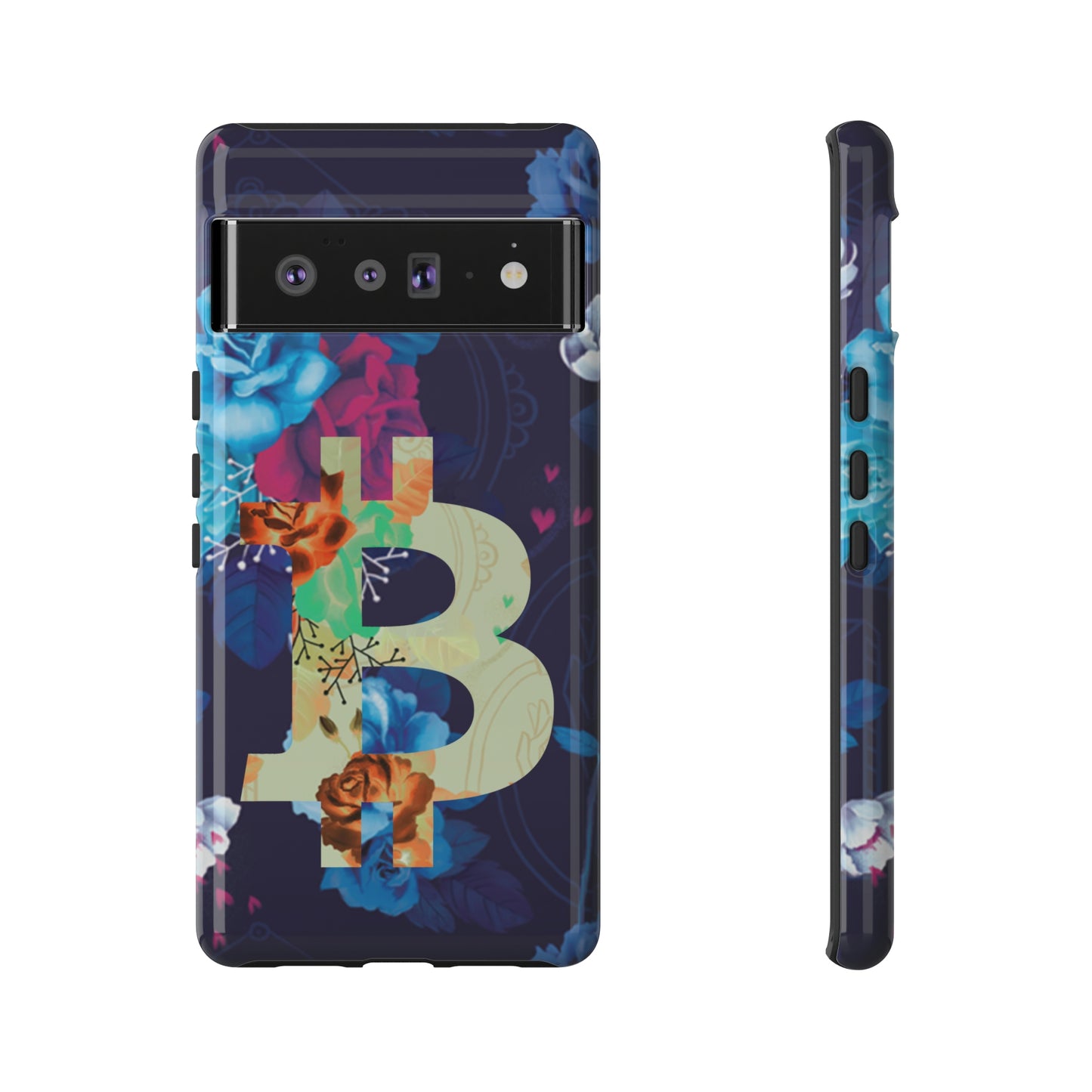 Bitcoin Flowers Art Case In N Out Crypto