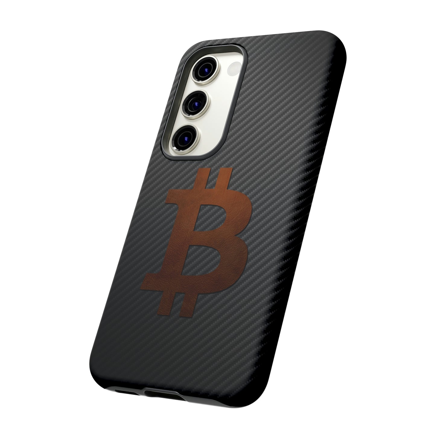 Bitcoin Fiber Brown Leather Case In N Out Crypto