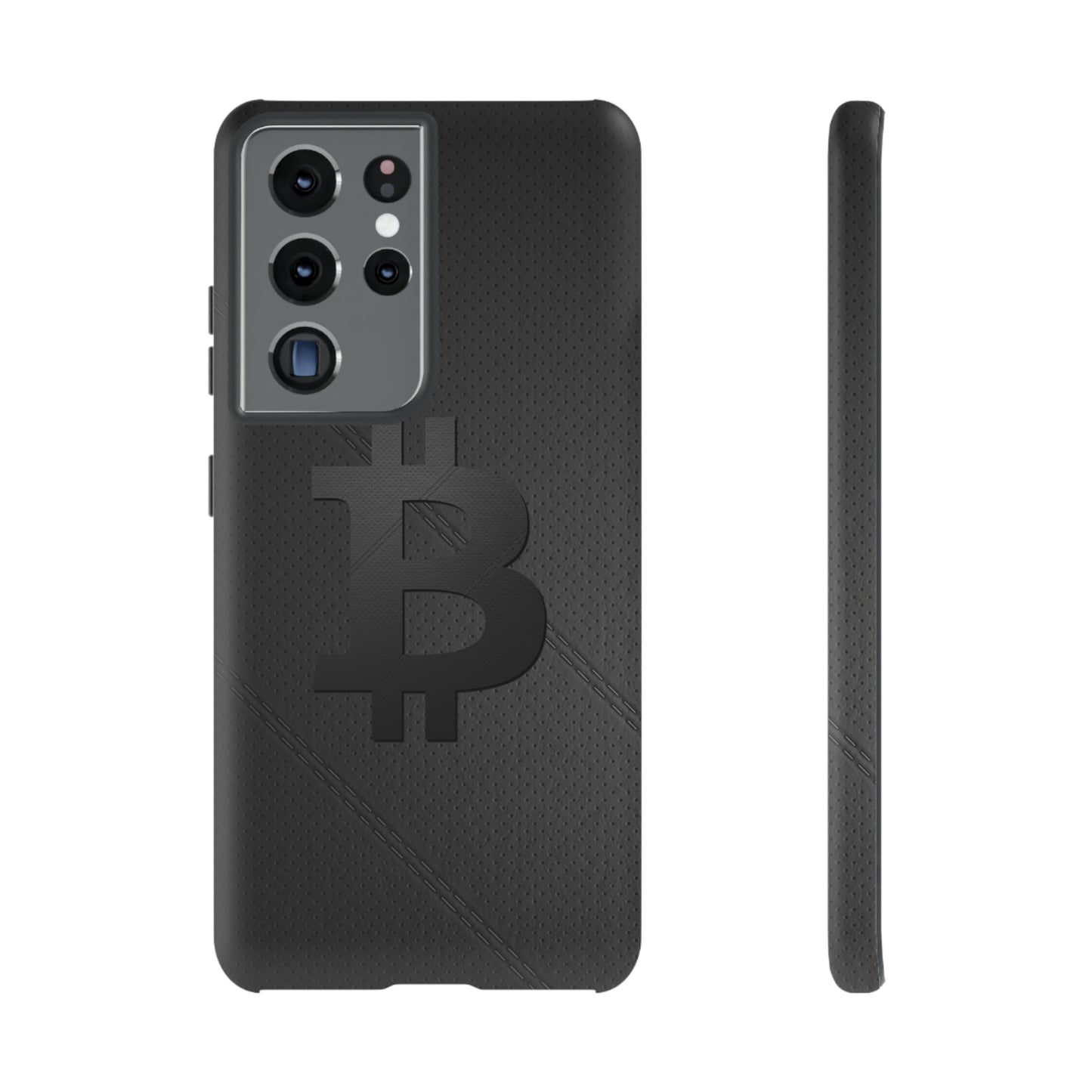 Bitcoin Leather Phone Case In N Out Crypto