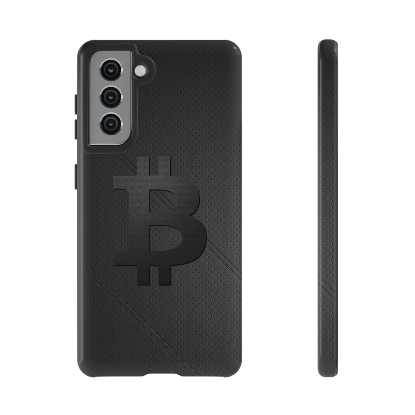 Bitcoin Leather Phone Case In N Out Crypto