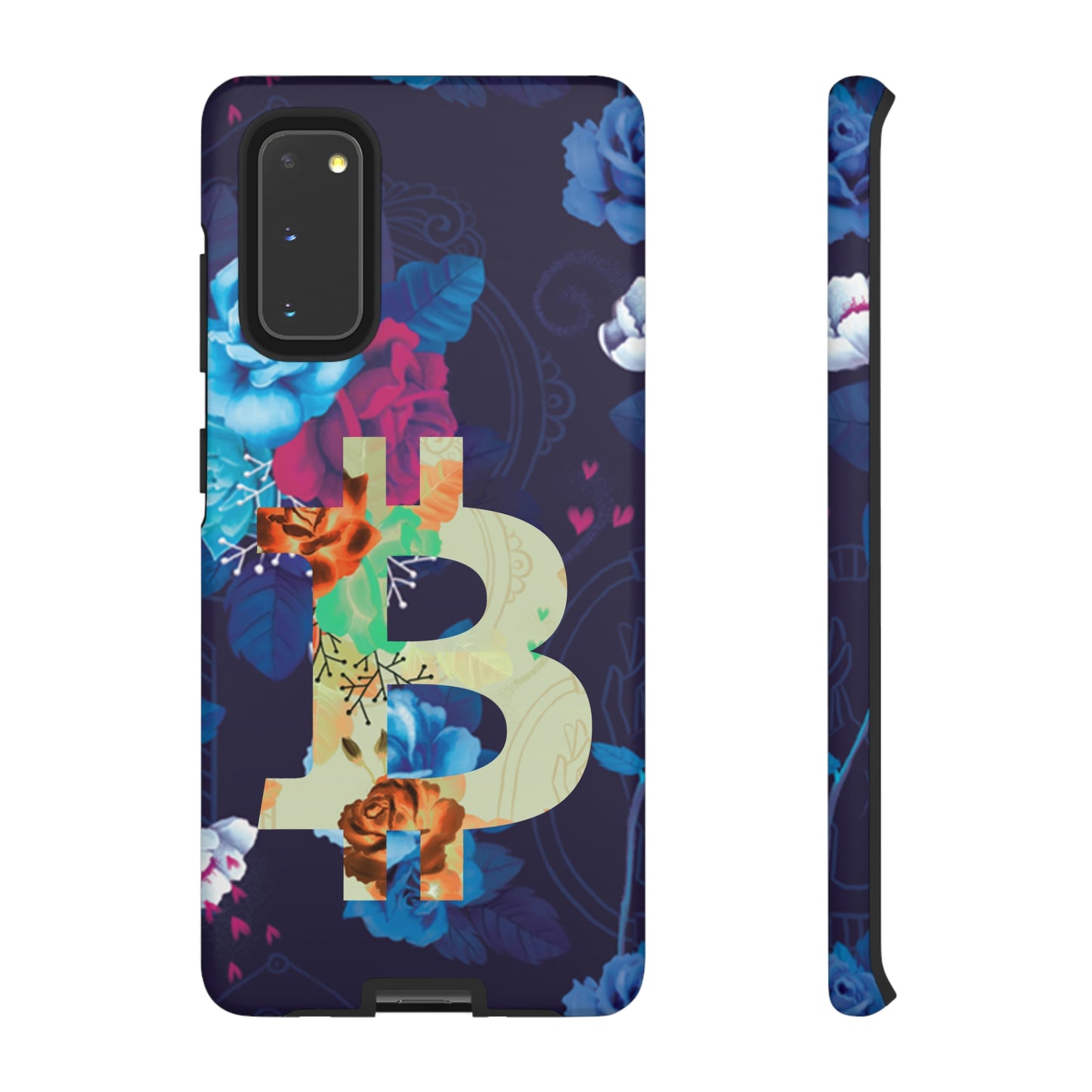 Bitcoin Flowers Art Case In N Out Crypto