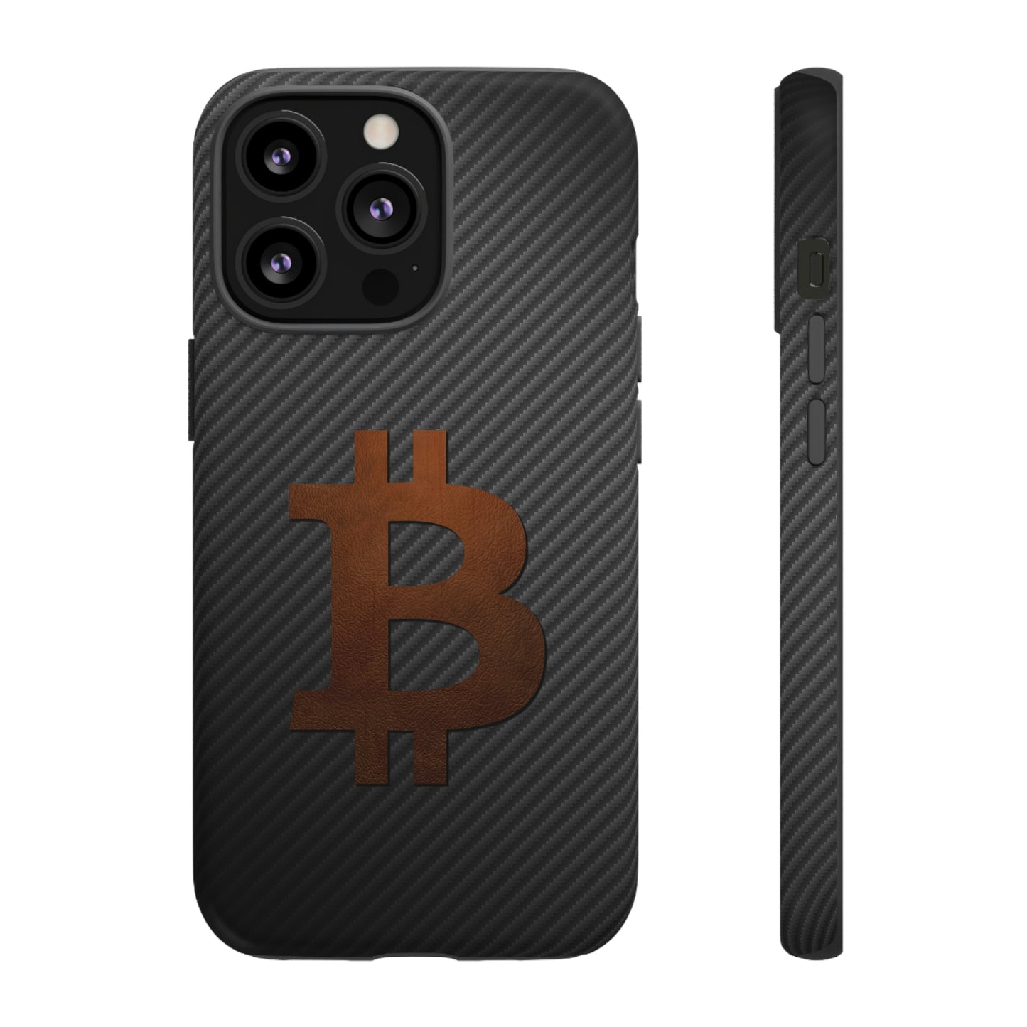 Bitcoin Fiber Brown Leather Case In N Out Crypto