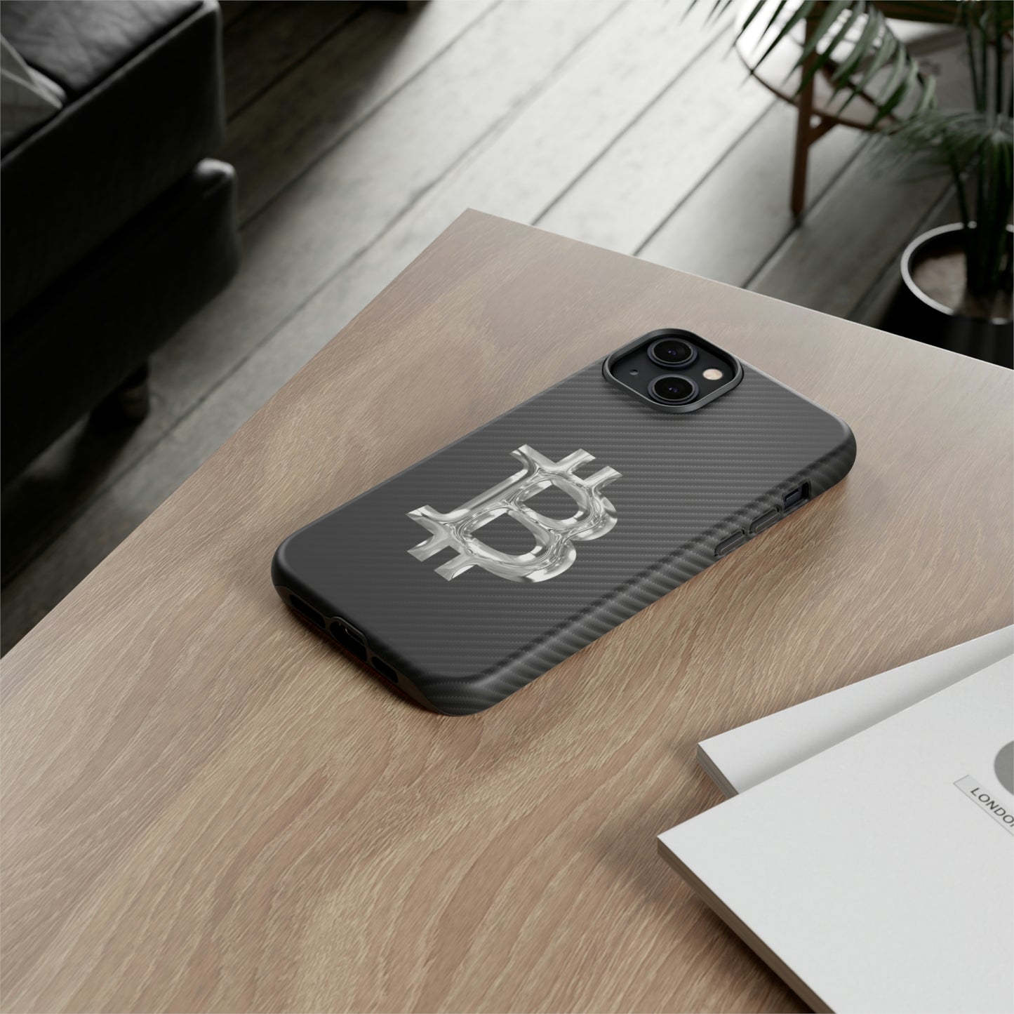 Bitcoin Carbon Fiber Tough Case In N Out Crypto