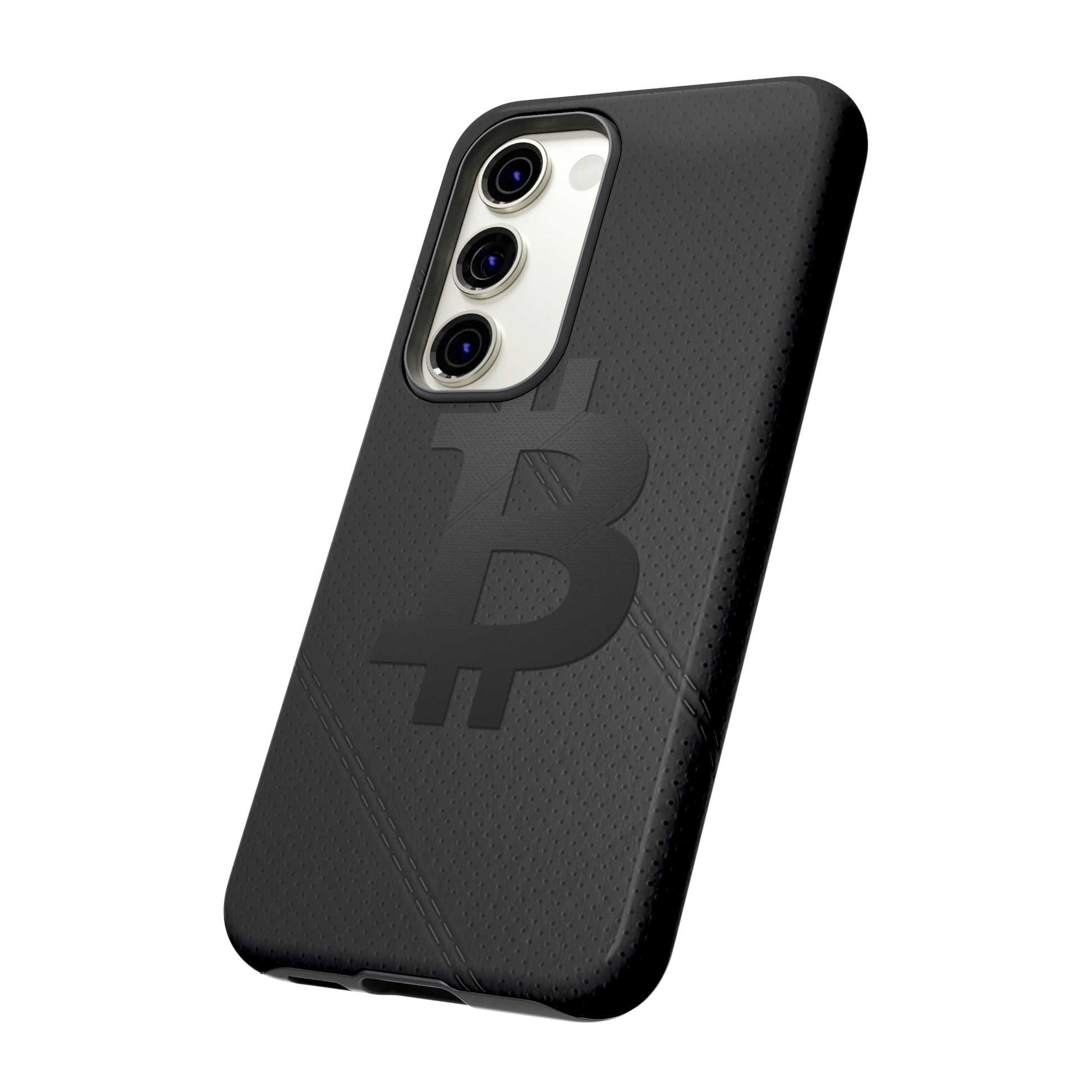 Bitcoin Leather Phone Case In N Out Crypto