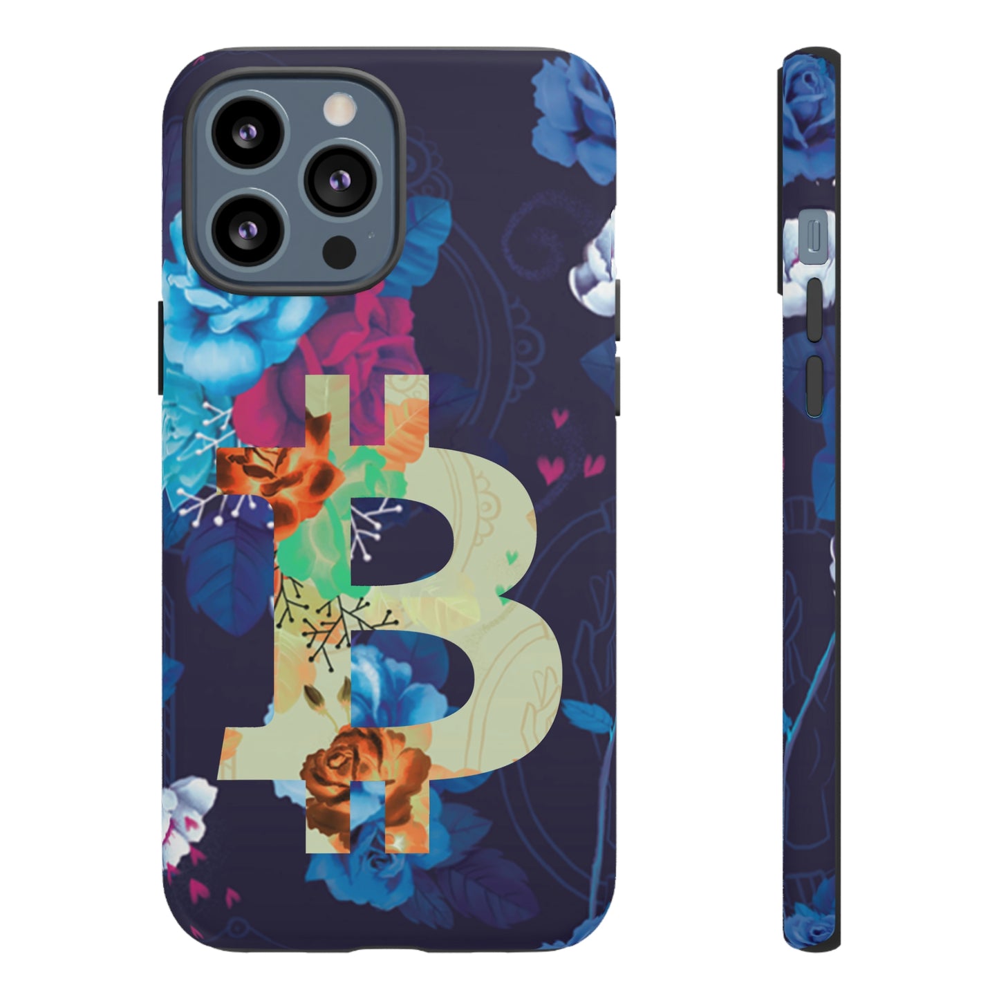 Bitcoin Flowers Art Case In N Out Crypto