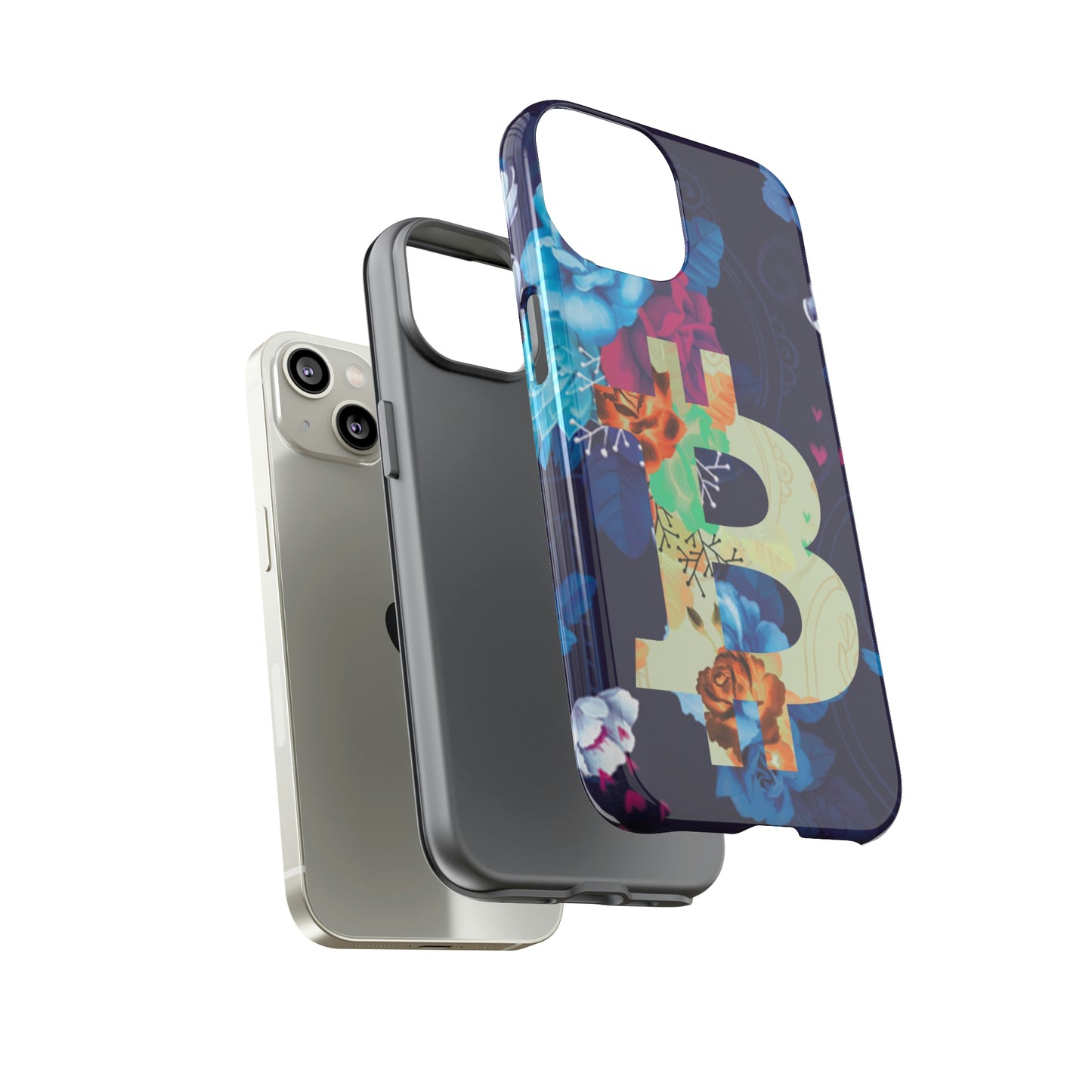 Bitcoin Flowers Art Case In N Out Crypto