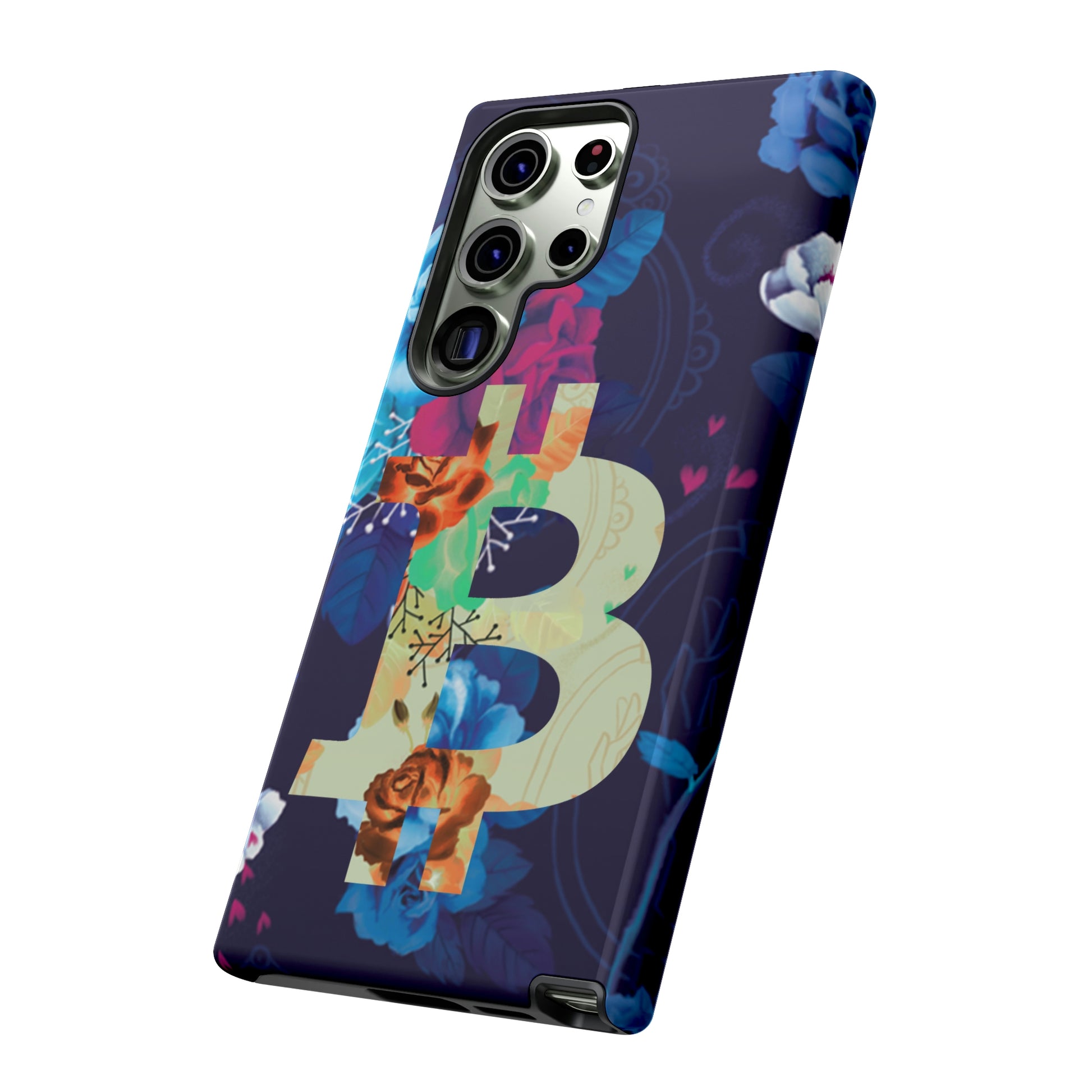 Bitcoin Flowers Art Case In N Out Crypto