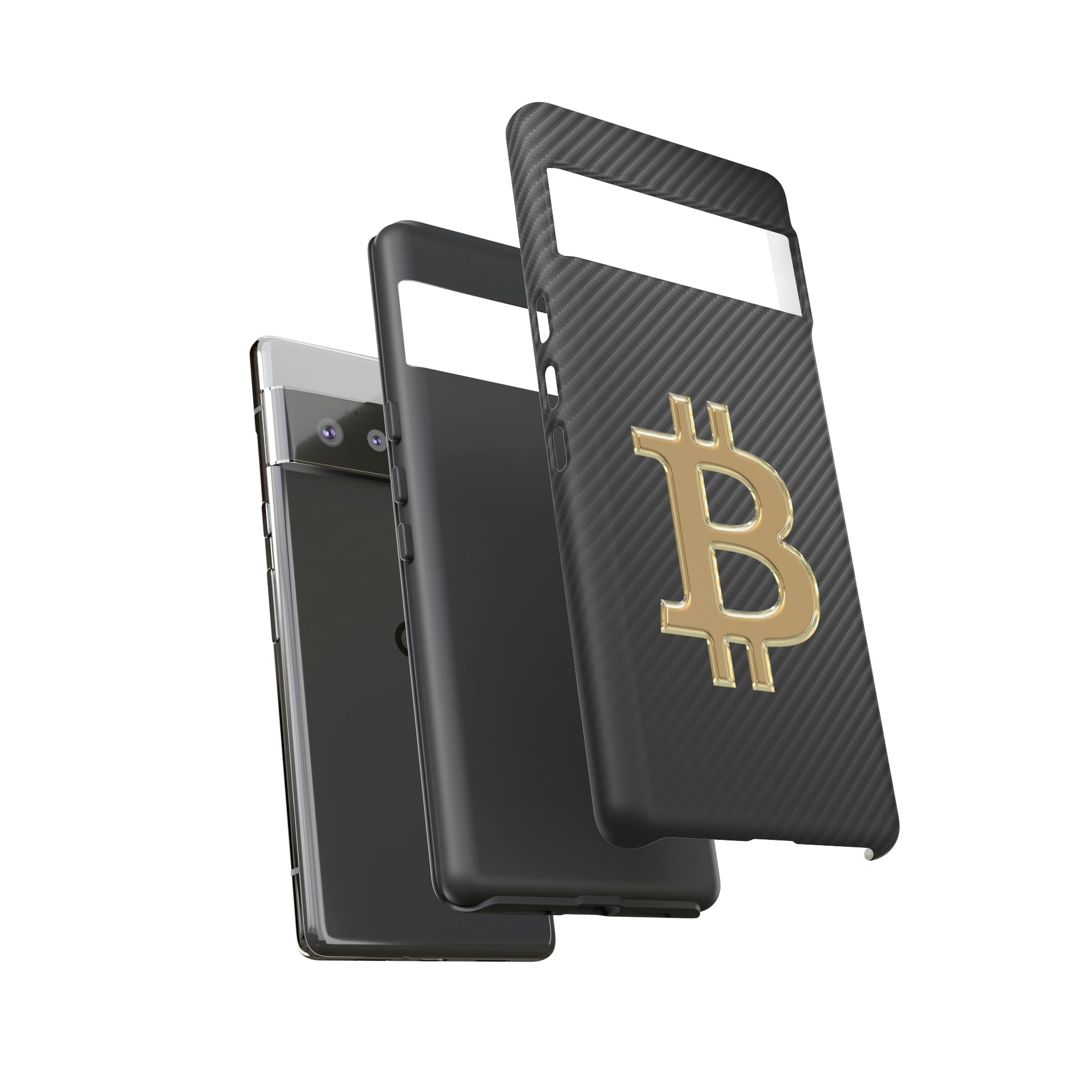 Bitcoin Carbon Fiber Gold Case In N Out Crypto