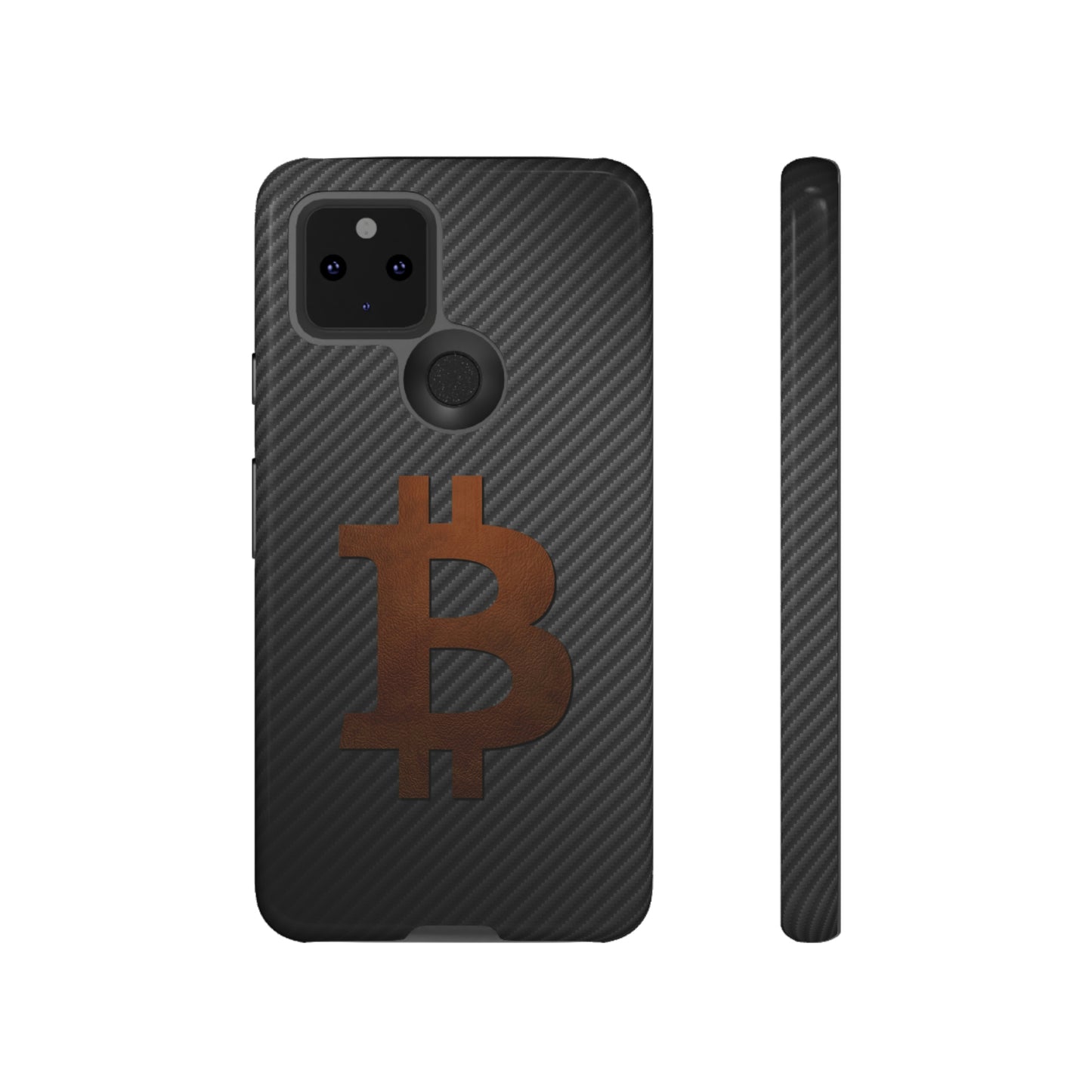 Bitcoin Fiber Brown Leather Case In N Out Crypto