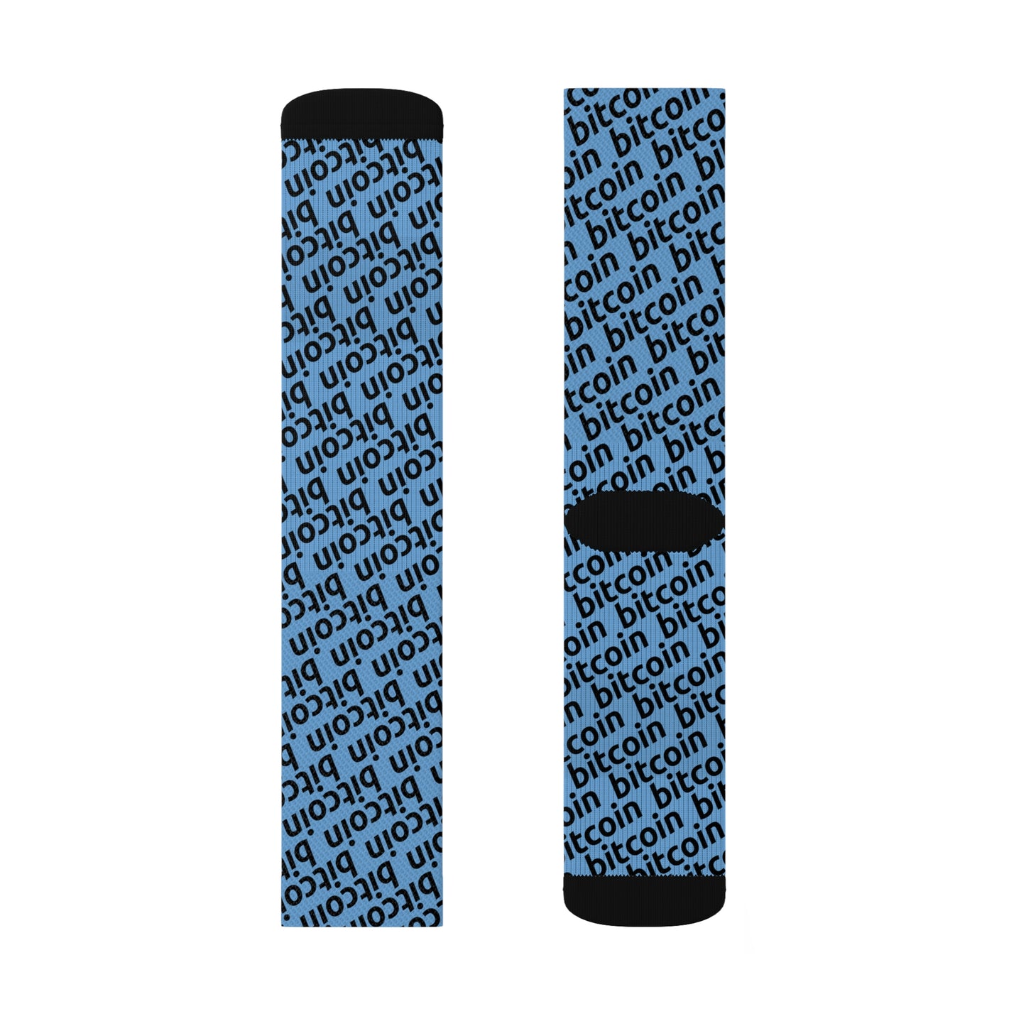 Bitcoin Blu Socks Printify