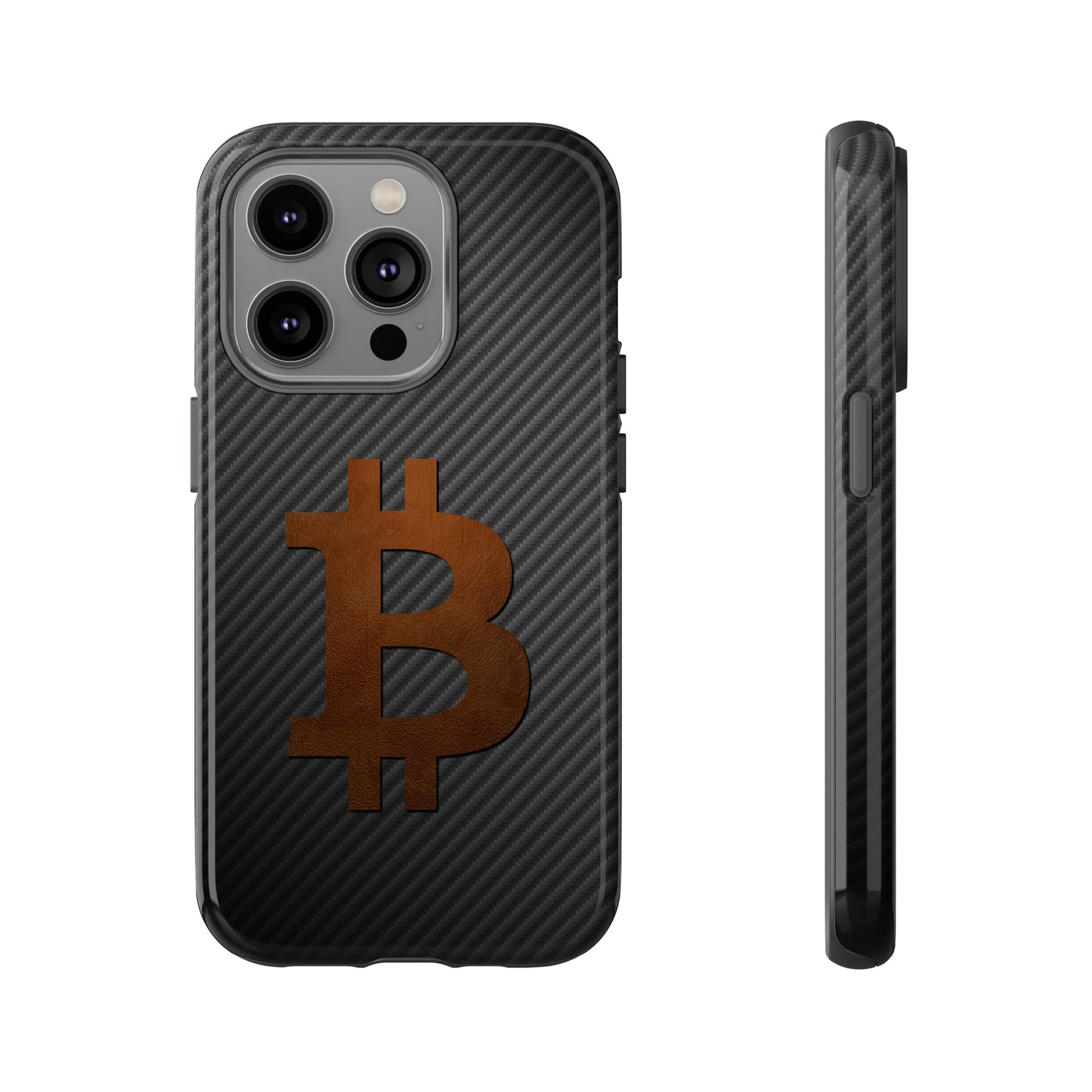 Bitcoin Fiber Brown Leather Case In N Out Crypto