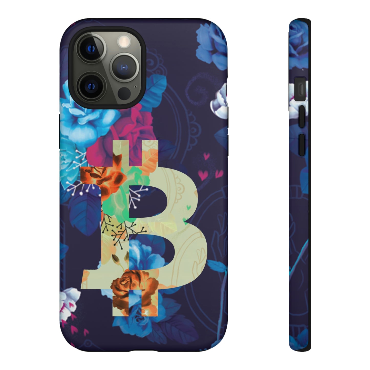 Bitcoin Flowers Art Case In N Out Crypto