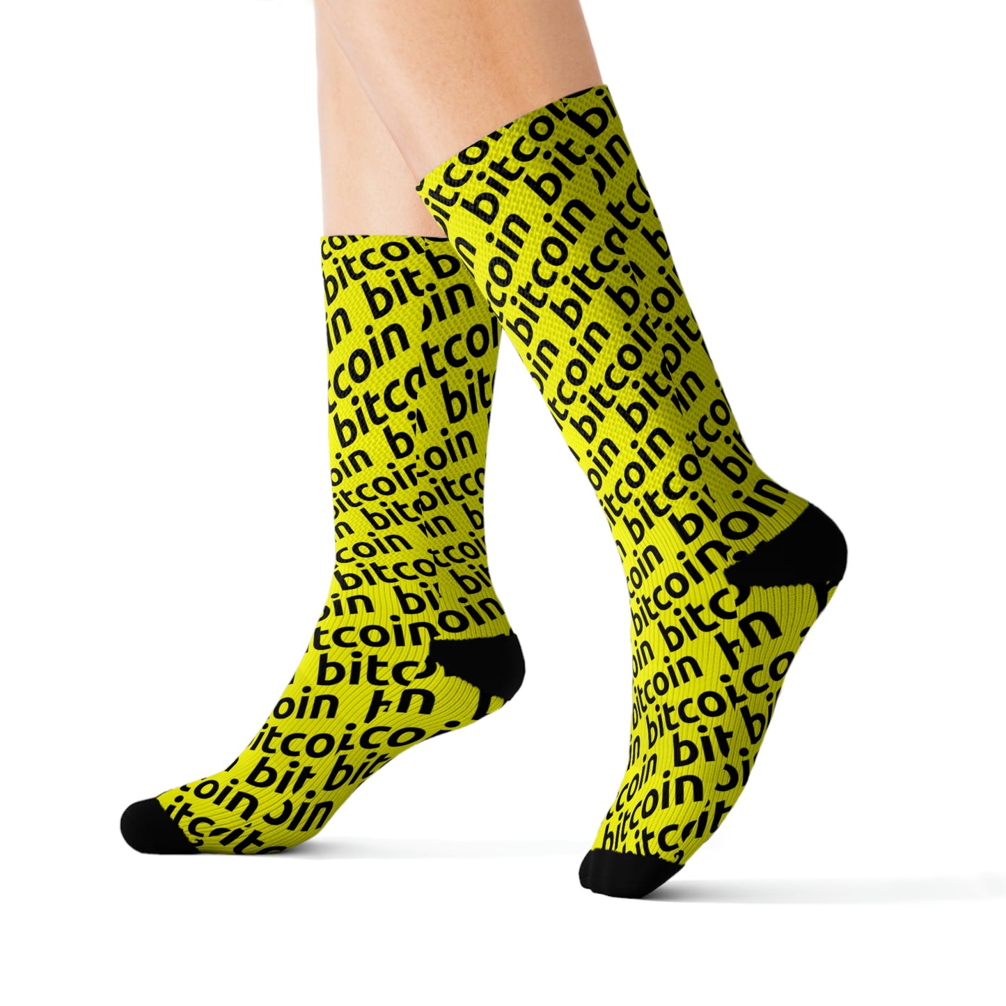 Bitcoin Lemon Socks