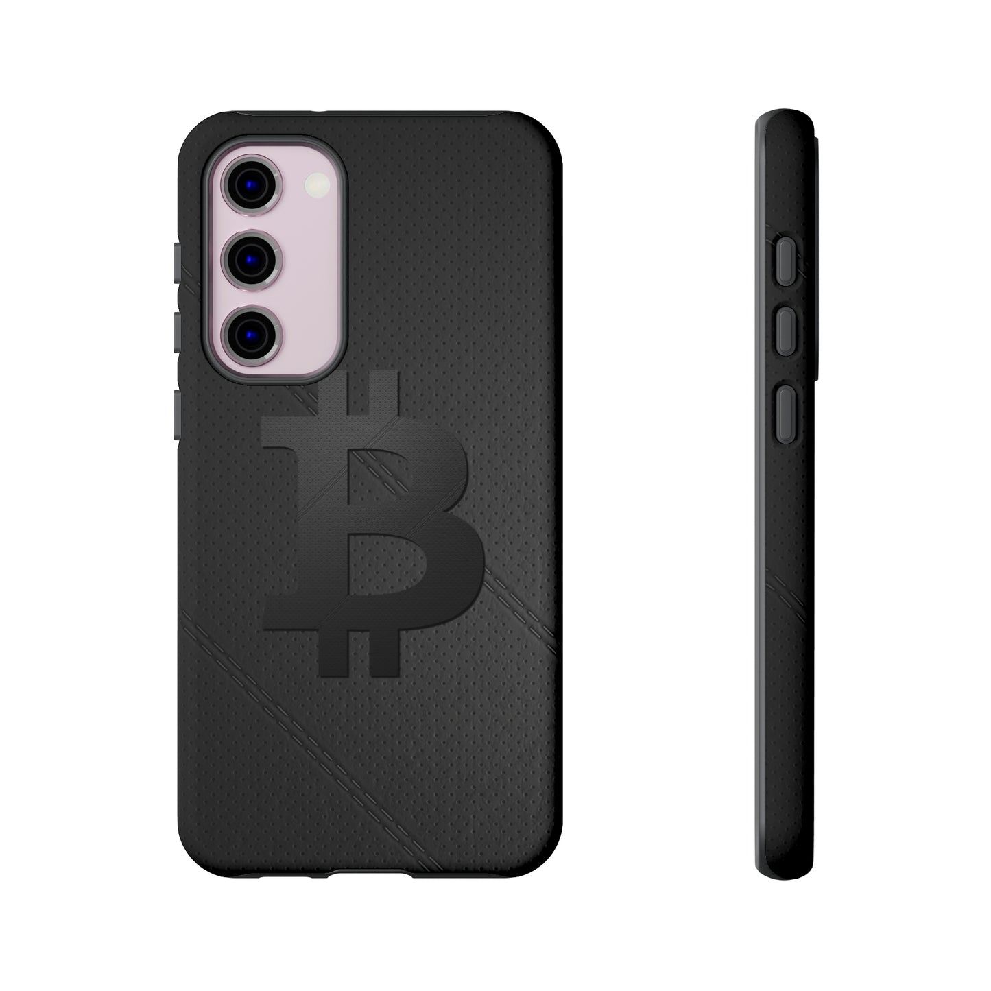 Bitcoin Leather Phone Case In N Out Crypto