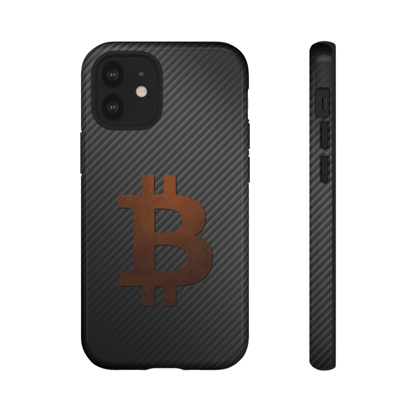 Bitcoin Fiber Brown Leather Case In N Out Crypto