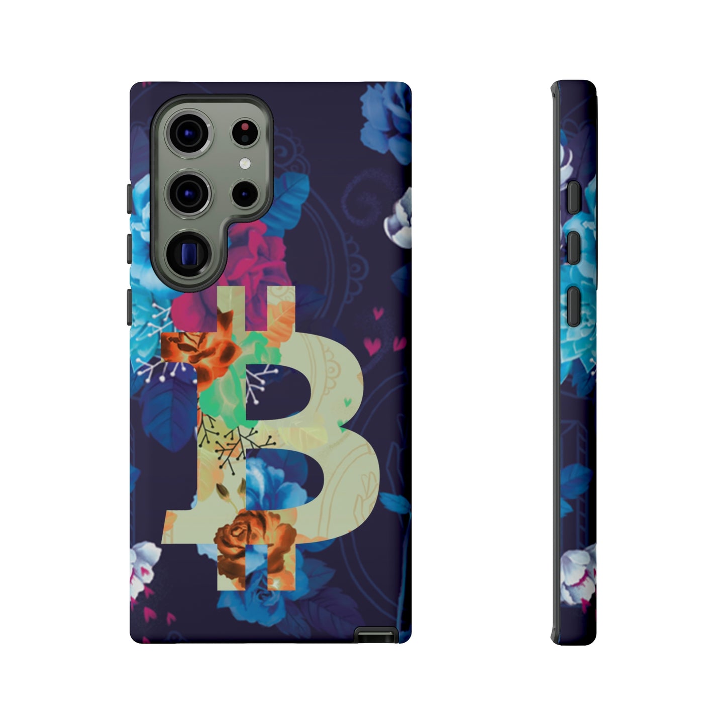 Bitcoin Flowers Art Case In N Out Crypto