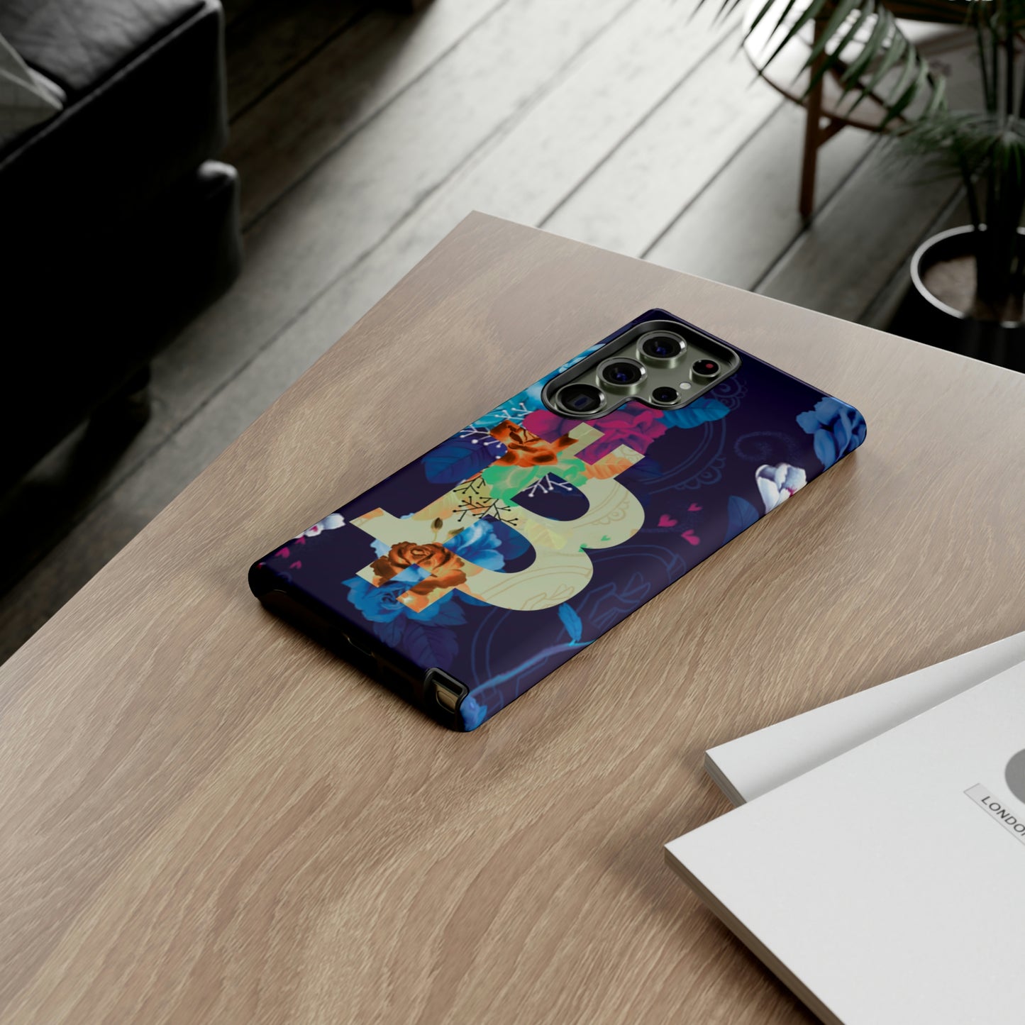 Bitcoin Flowers Art Case In N Out Crypto